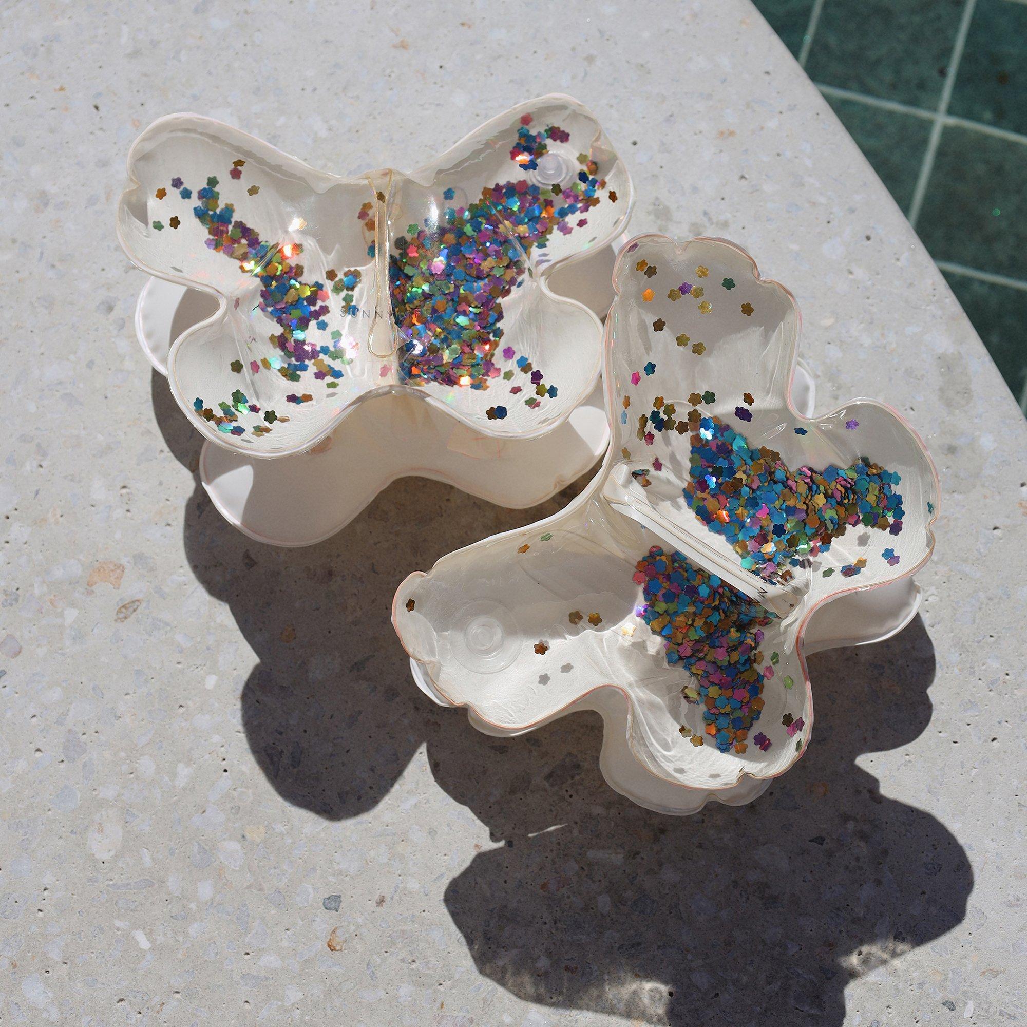 Inflatable Arm Bands: Cotton Candy Glitter image number 3