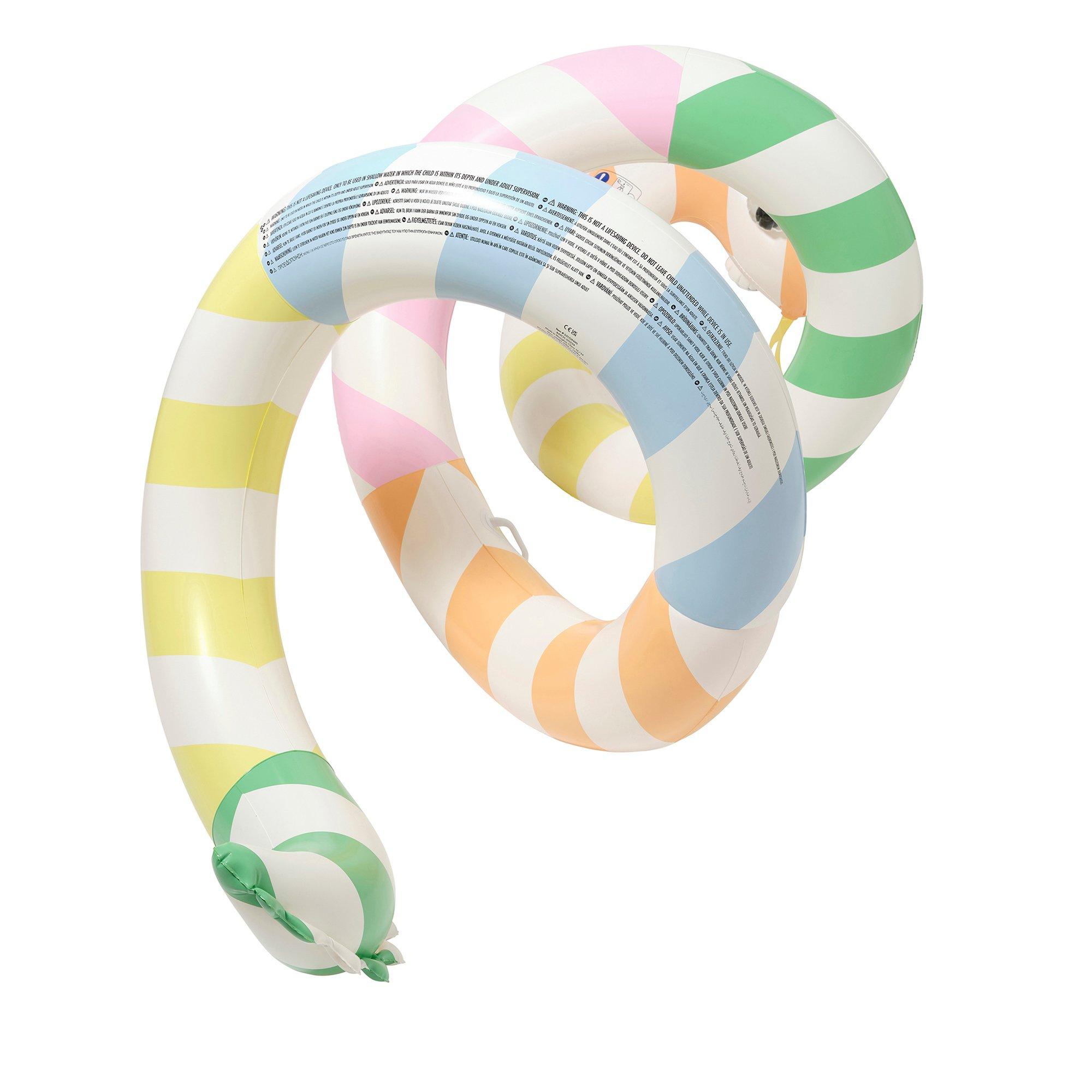 Giant Inflatable Pool Noodle: Sorbet Stripe image number 3