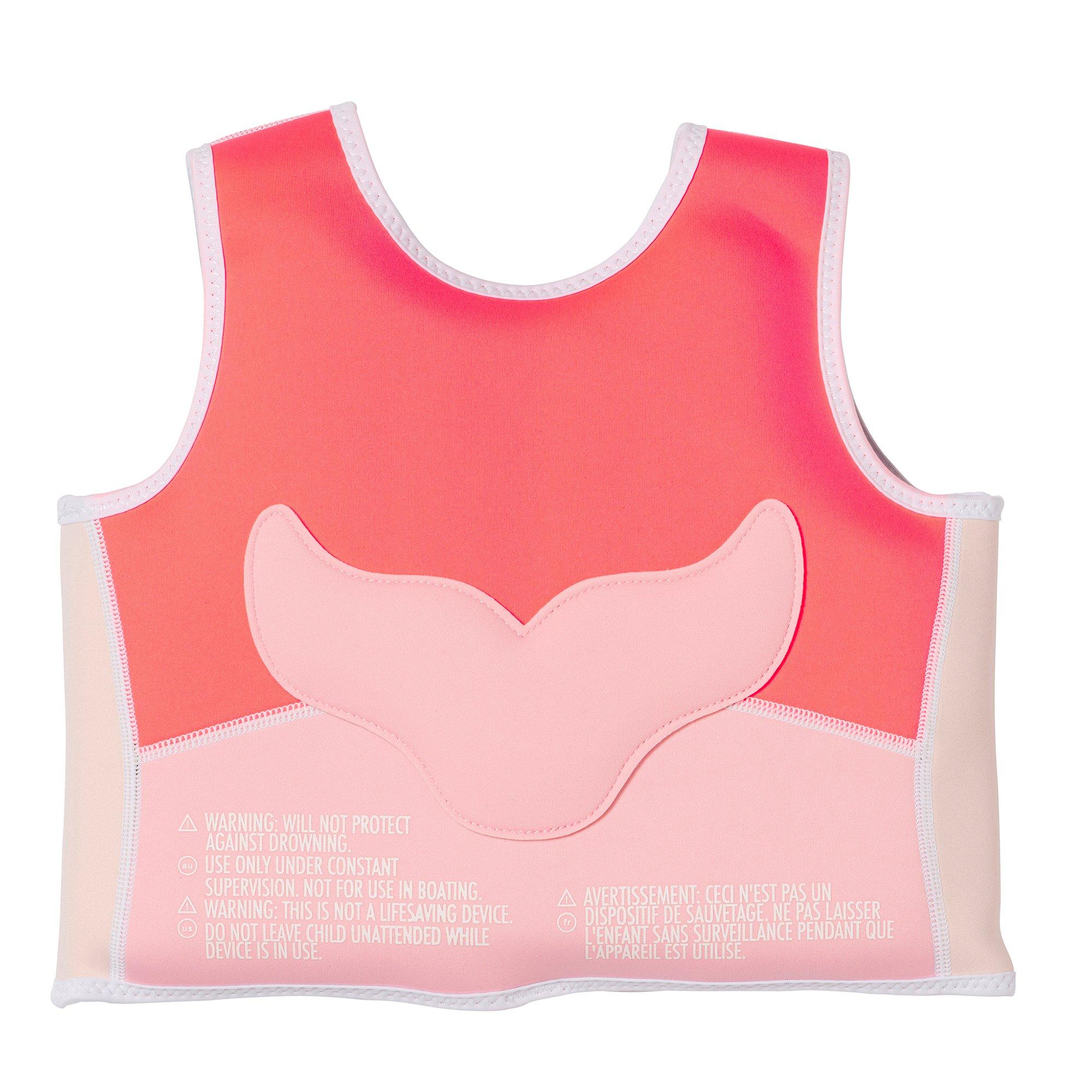 Kids Swim Vest: Neon Strawberry (Age 2-3) image number 1
