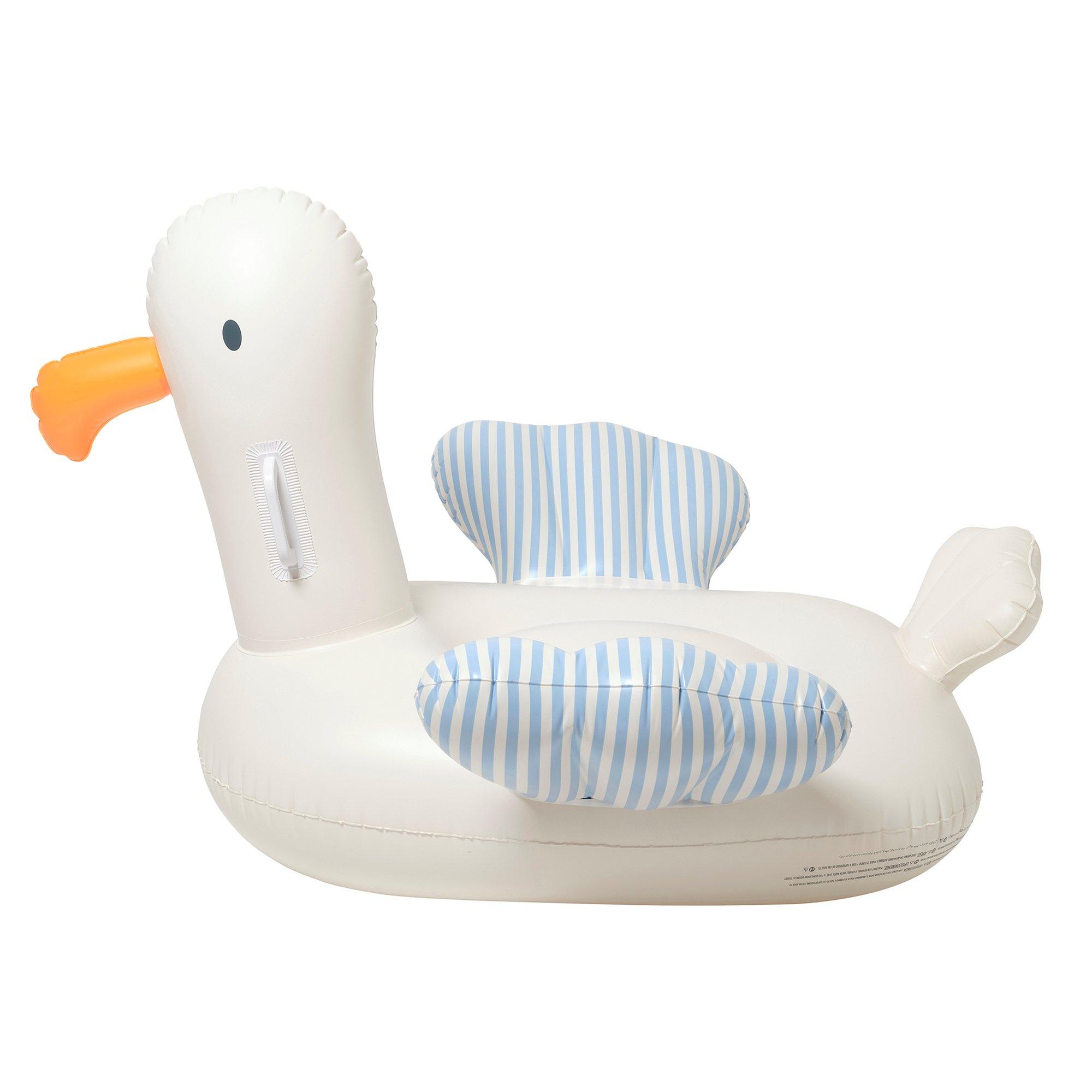 Kids Ride-On Float: Sid The Seagull - Blue Stripe image number 3