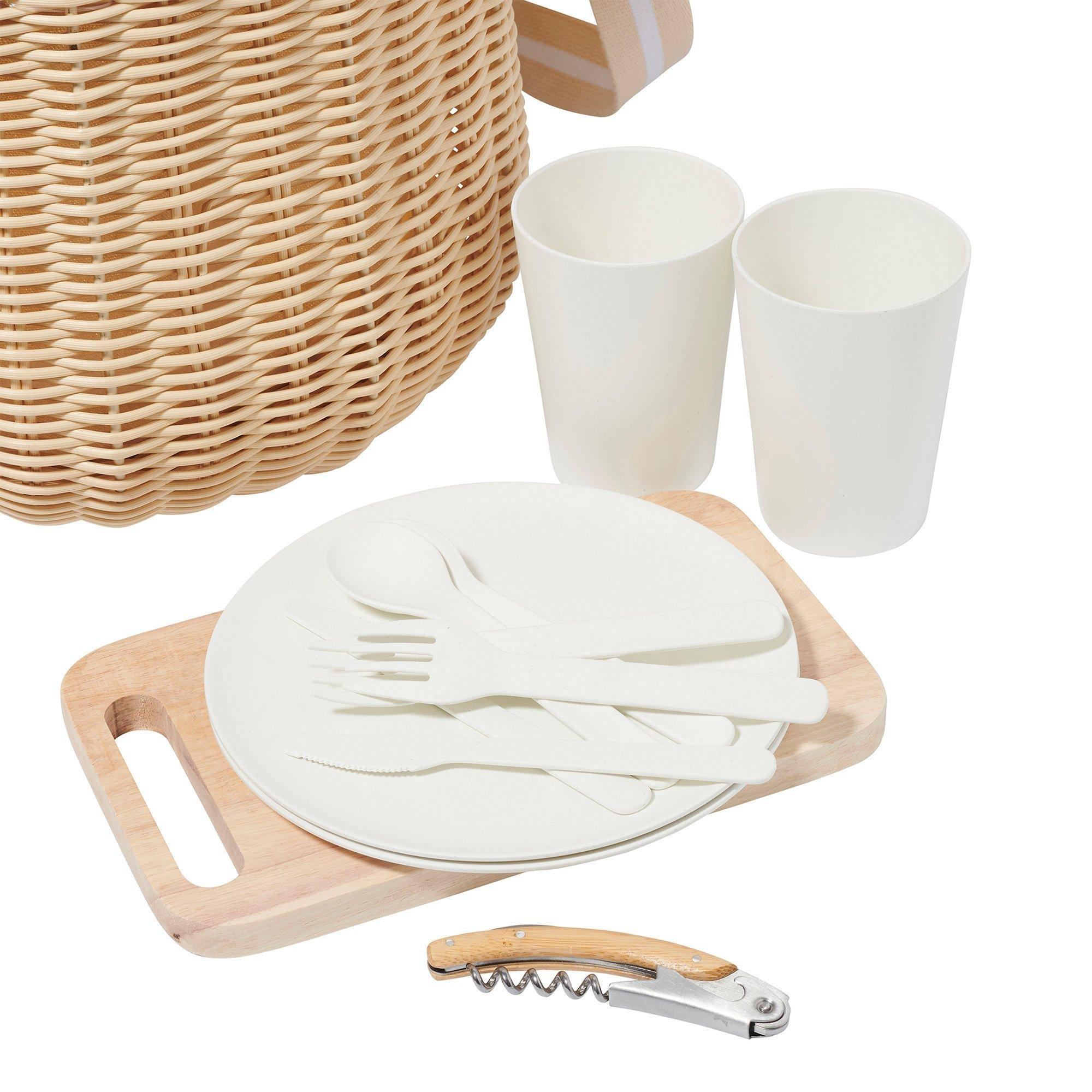 Large Picnic Basket: Le Weekend Natural image number 2