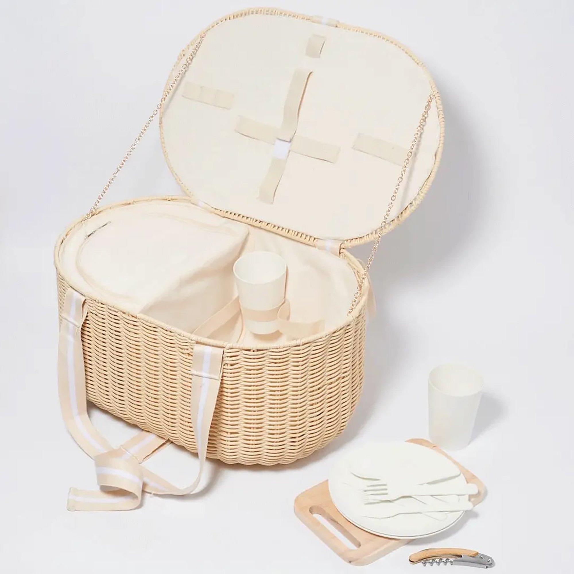 Large Picnic Basket: Le Weekend Natural image number 3
