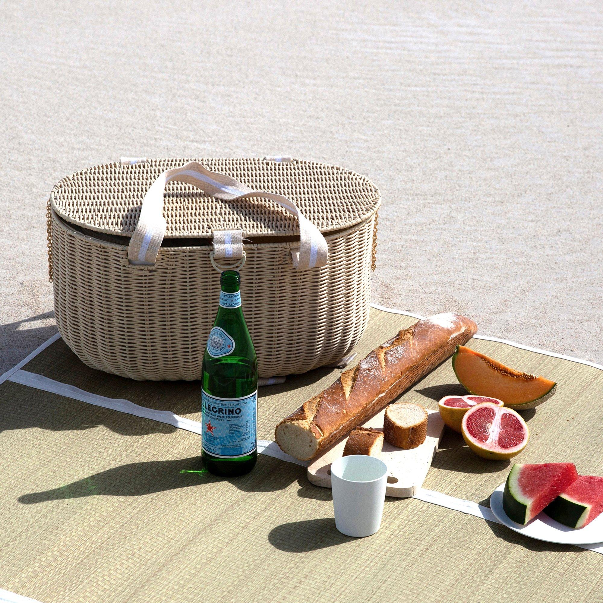 Large Picnic Basket: Le Weekend Natural image number 4