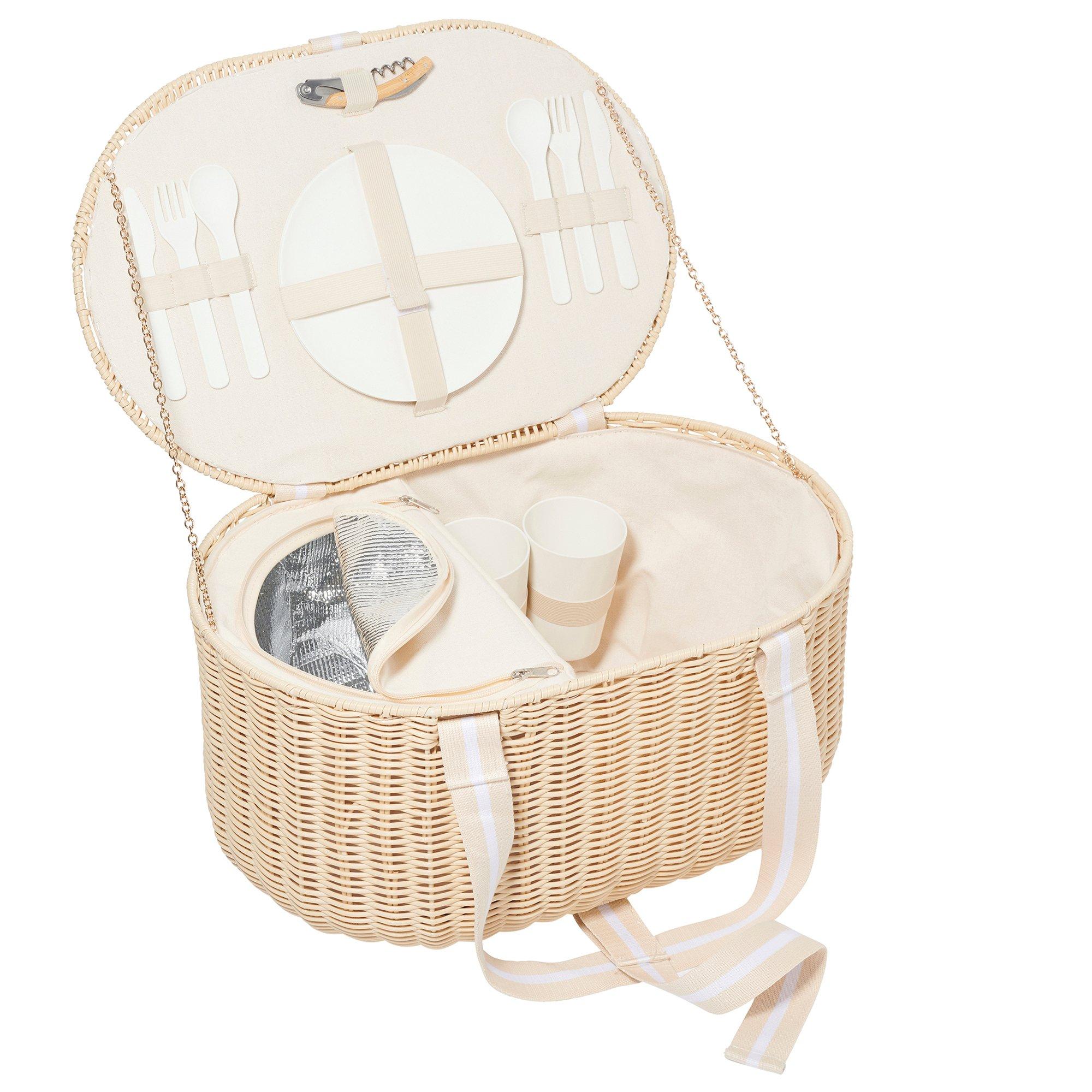 Large Picnic Basket: Le Weekend Natural image number 1