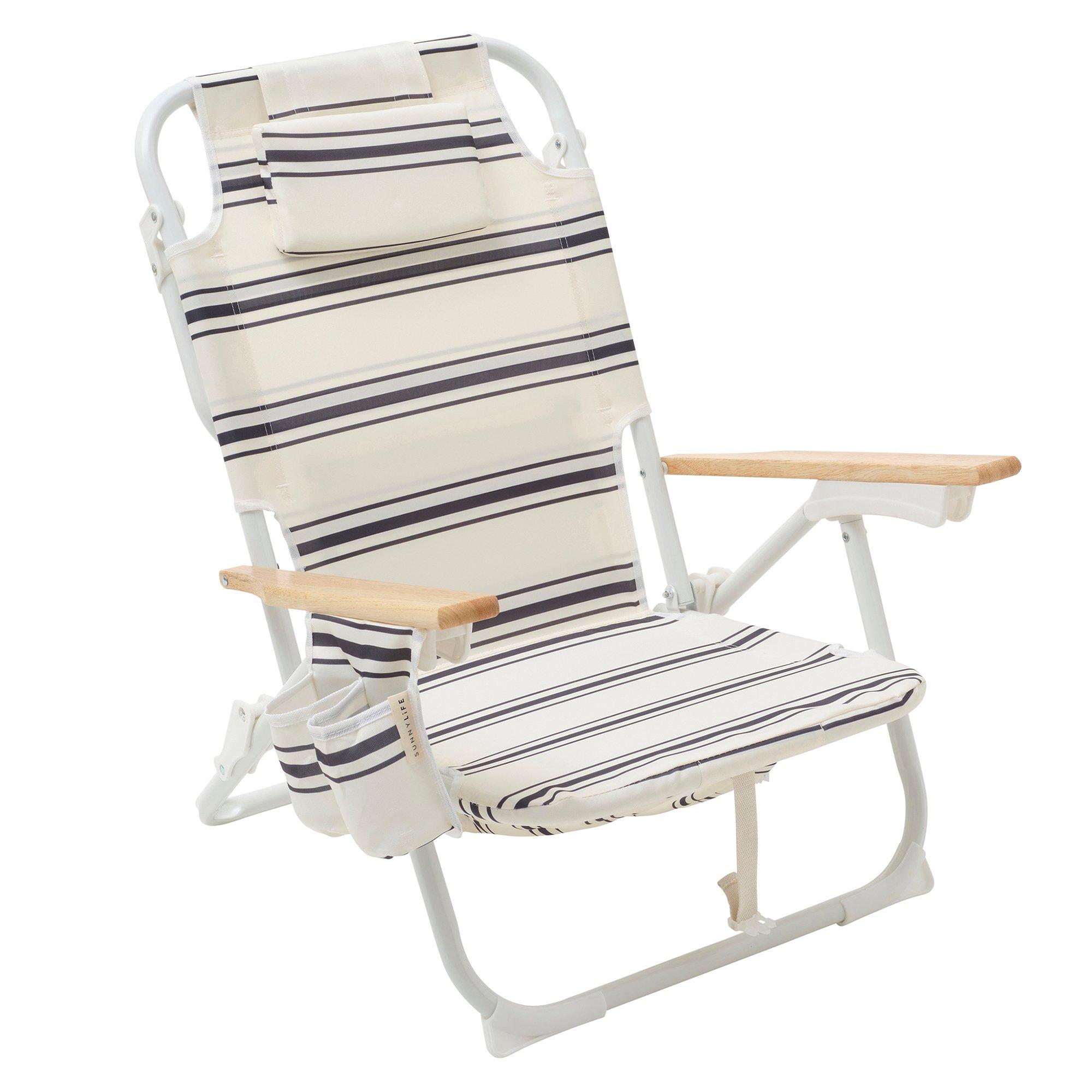 Deluxe Beach Chair: Casa Fes Stripe