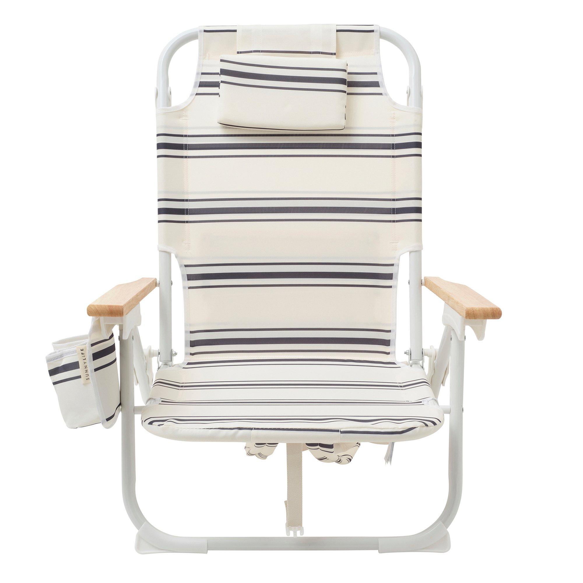 Deluxe Beach Chair: Casa Fes Stripe image number 1