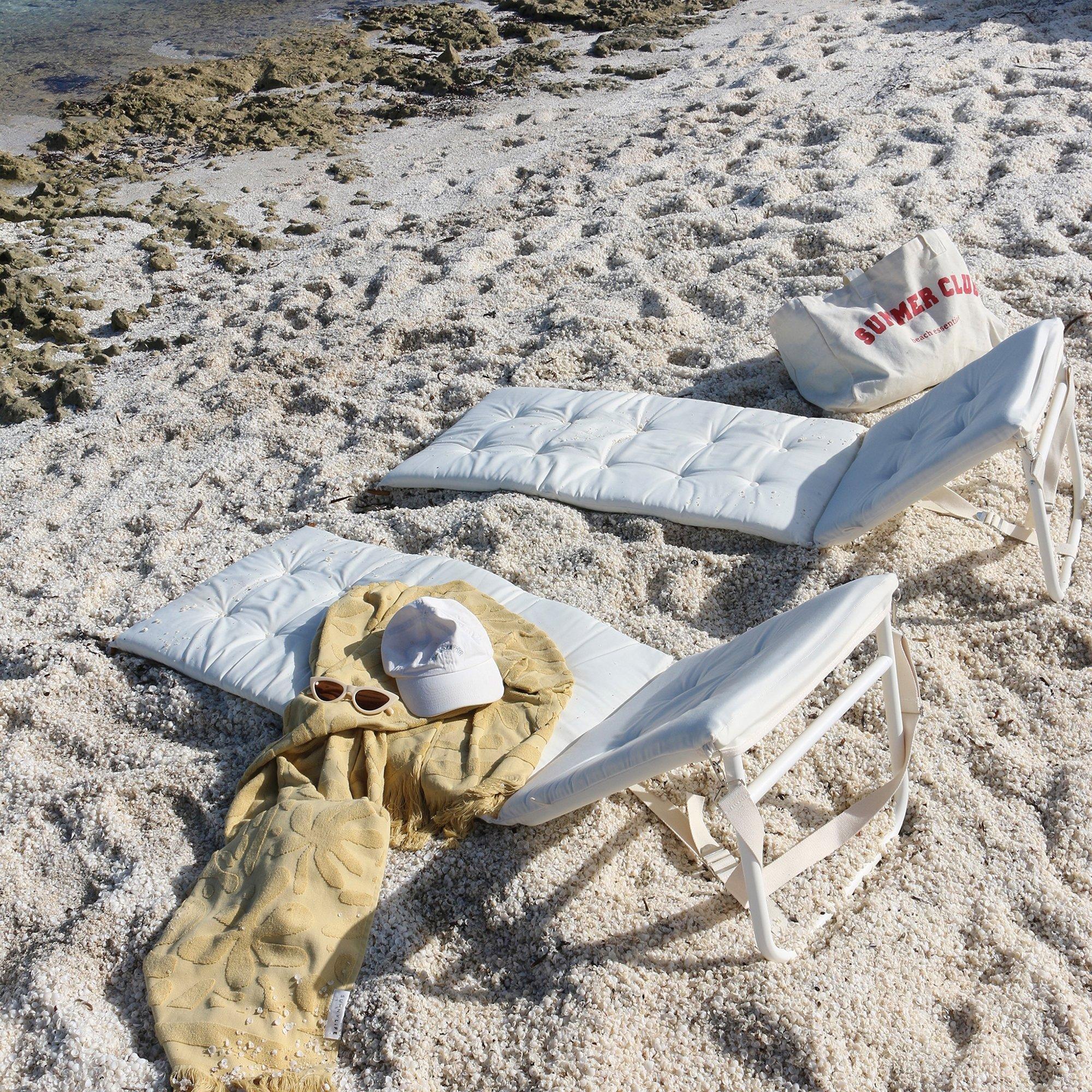 Reclining Beach Chair: Casa Cream image number 2
