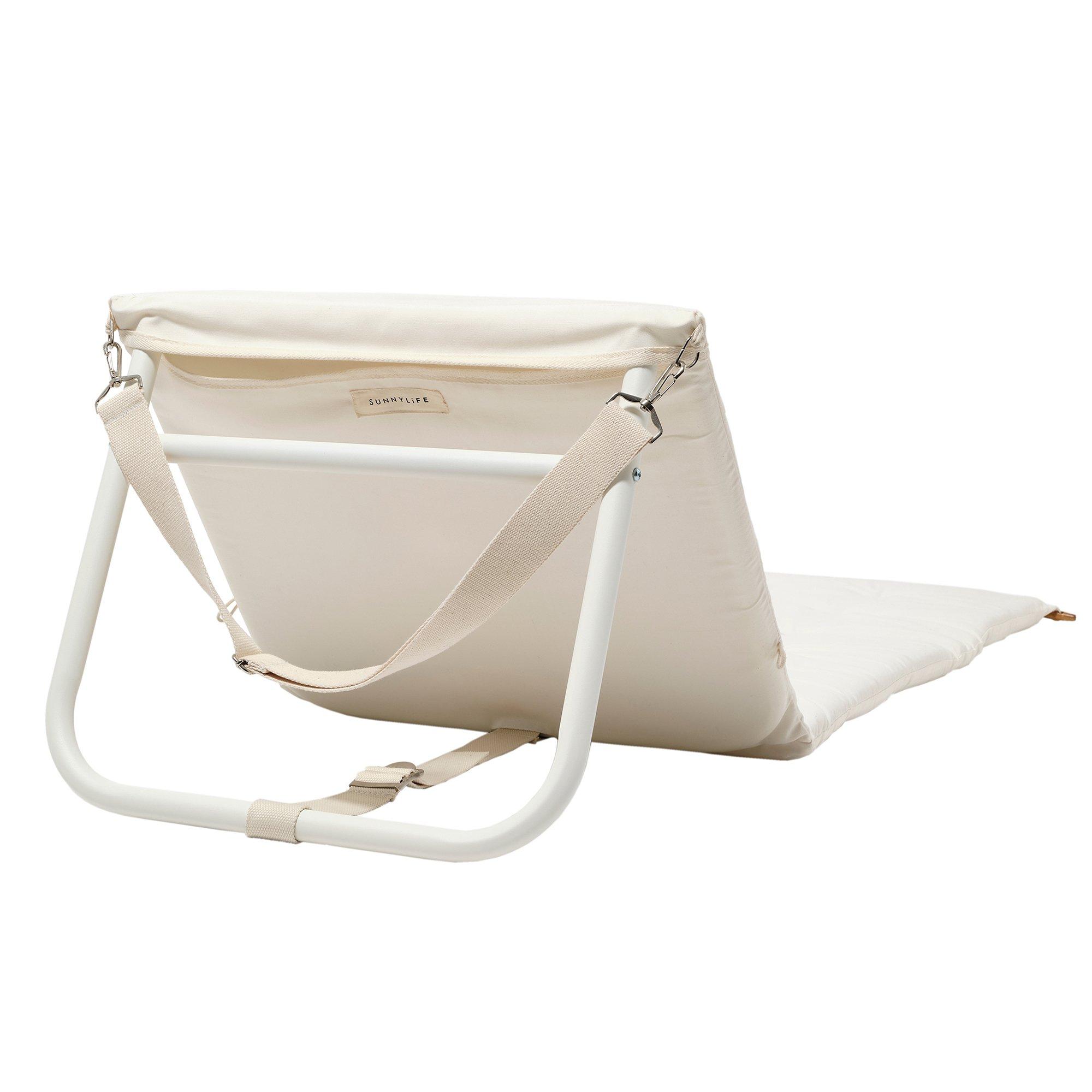 Reclining Beach Chair: Casa Cream image number 3