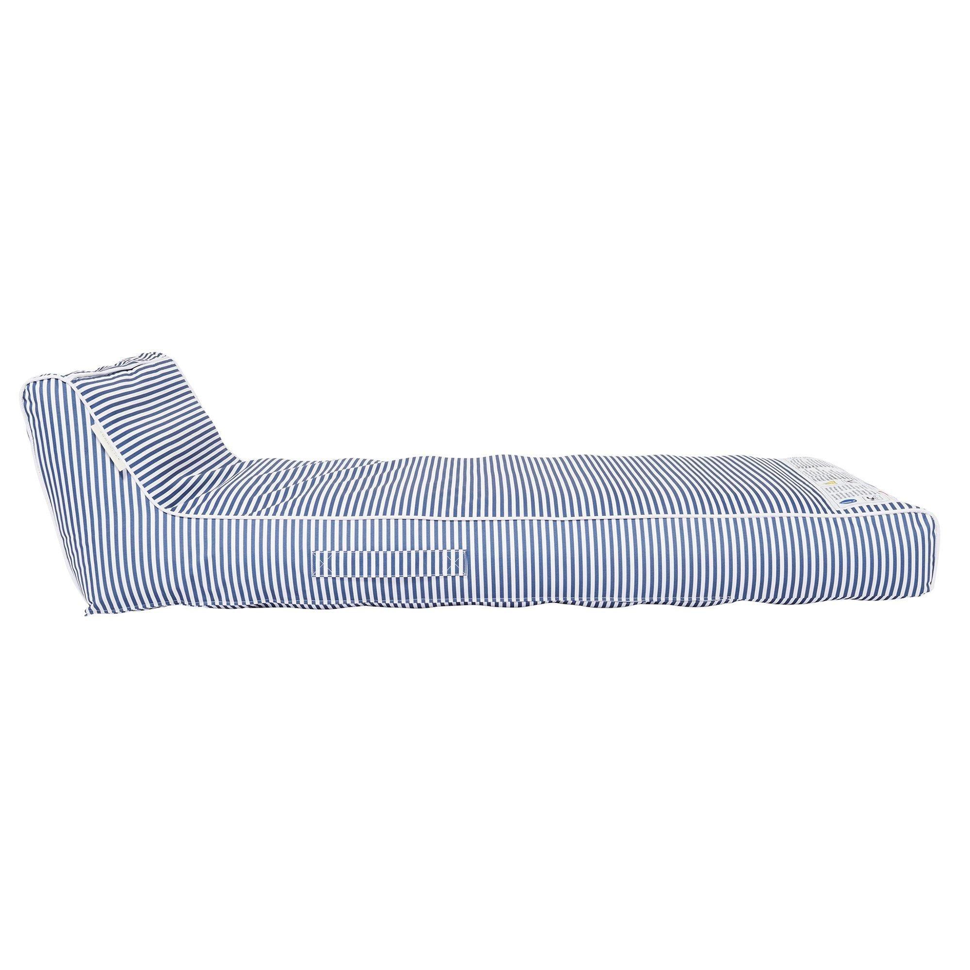 Luxe Lie-On Lounger: Le Weekend Navy image number 1