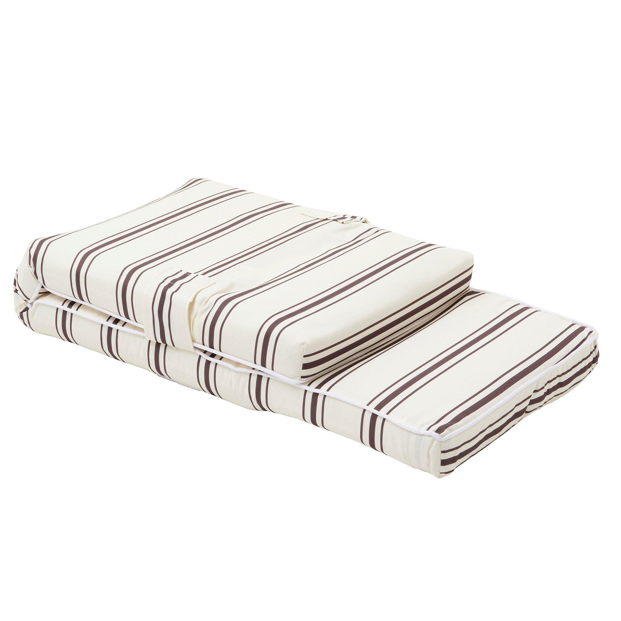 The Lounger Chair: Charcoal Stripe image number 2