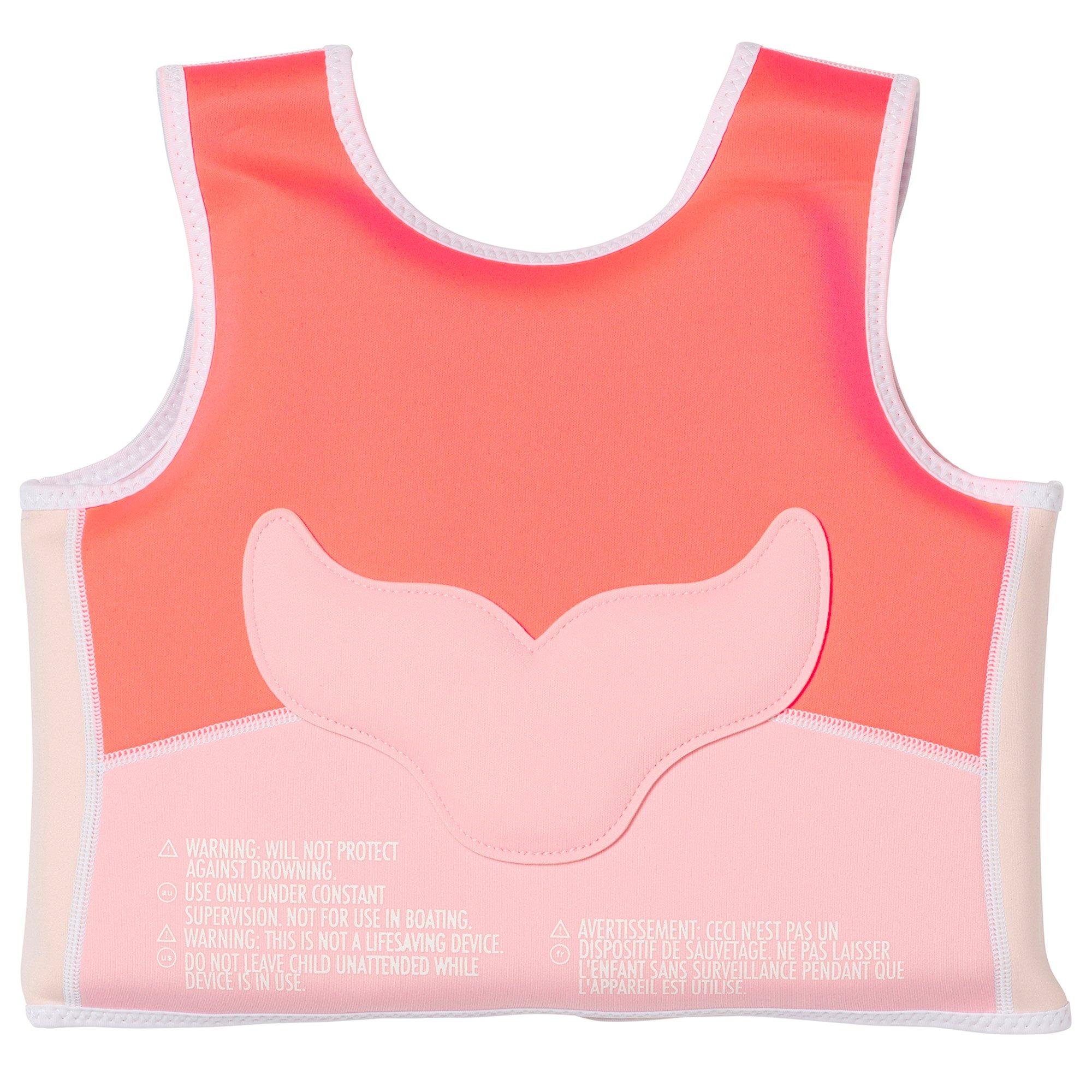 Kids Swim Vest: Neon Strawberry (Age 3-6) image number 1