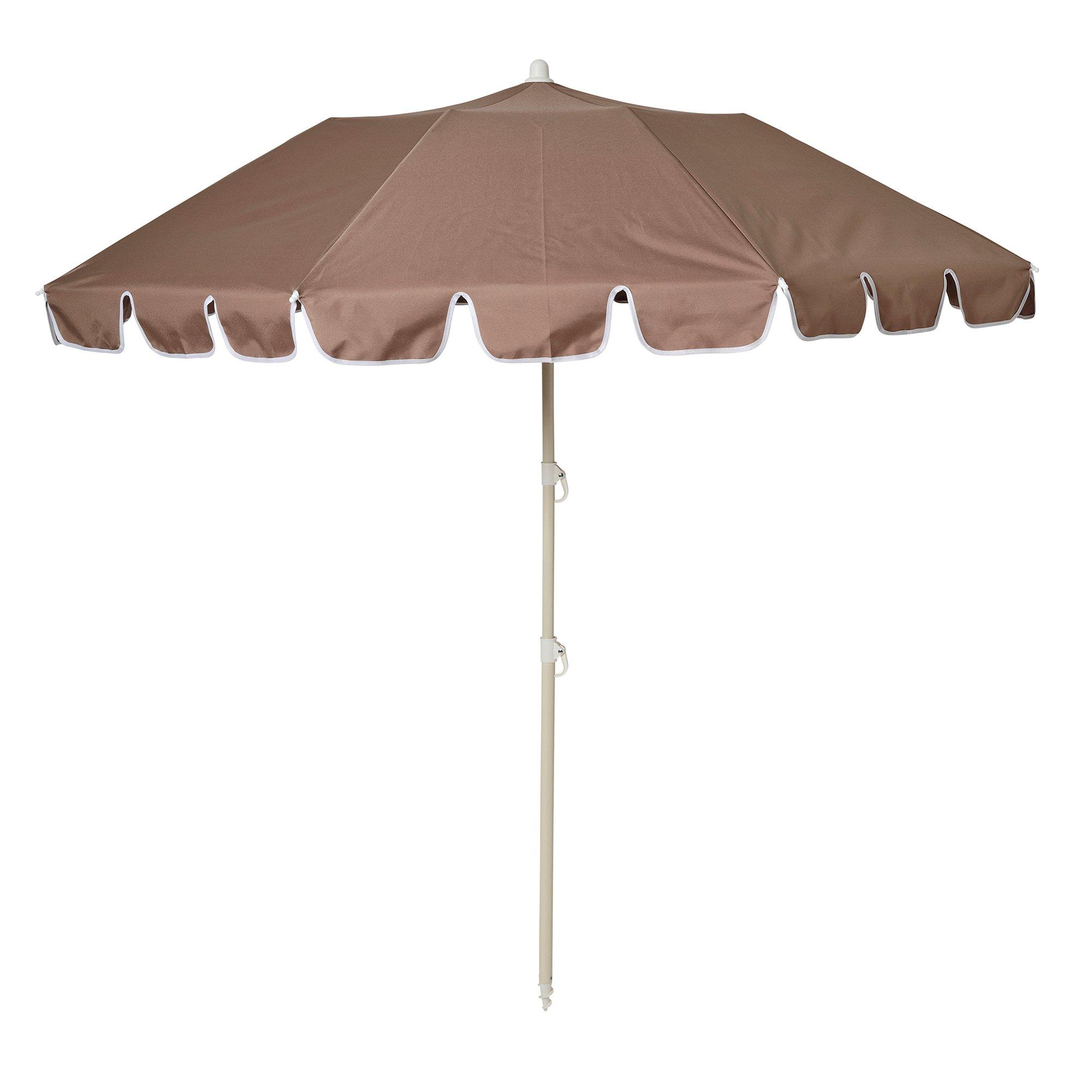 Compact Beach Umbrella: Rustico Driftwood