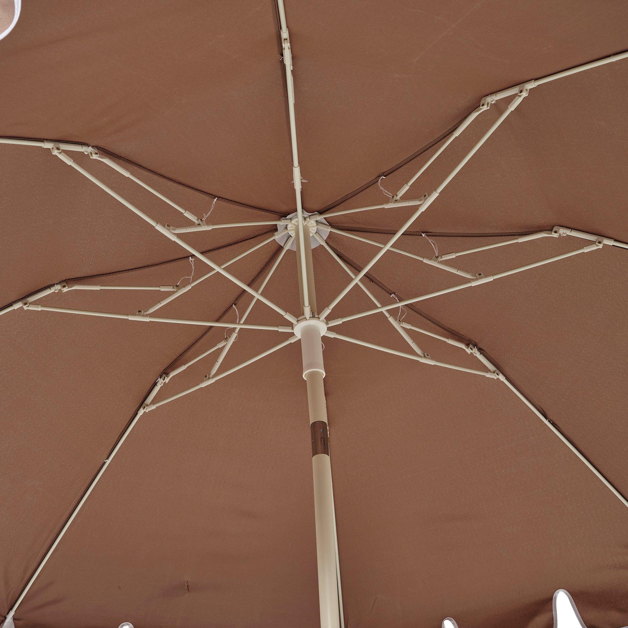 Compact Beach Umbrella: Rustico Driftwood image number 3