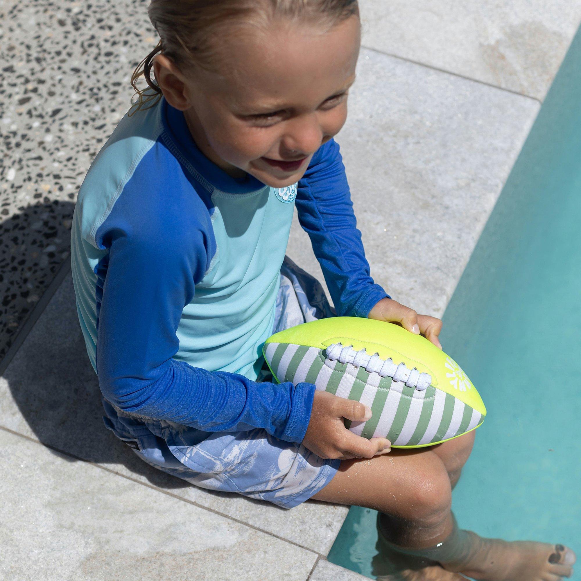 Neoprene Football: Tides Out Citrus image number 3