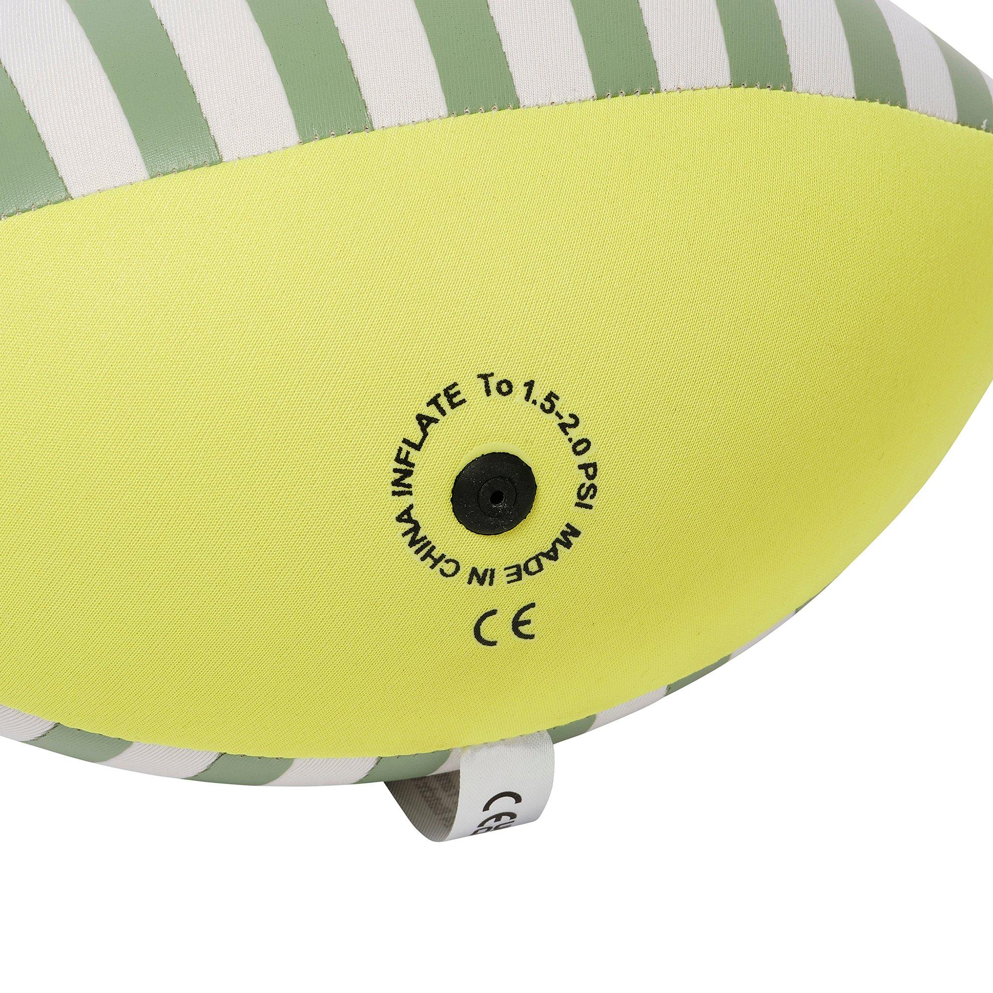 Neoprene Football: Tides Out Citrus image number 4