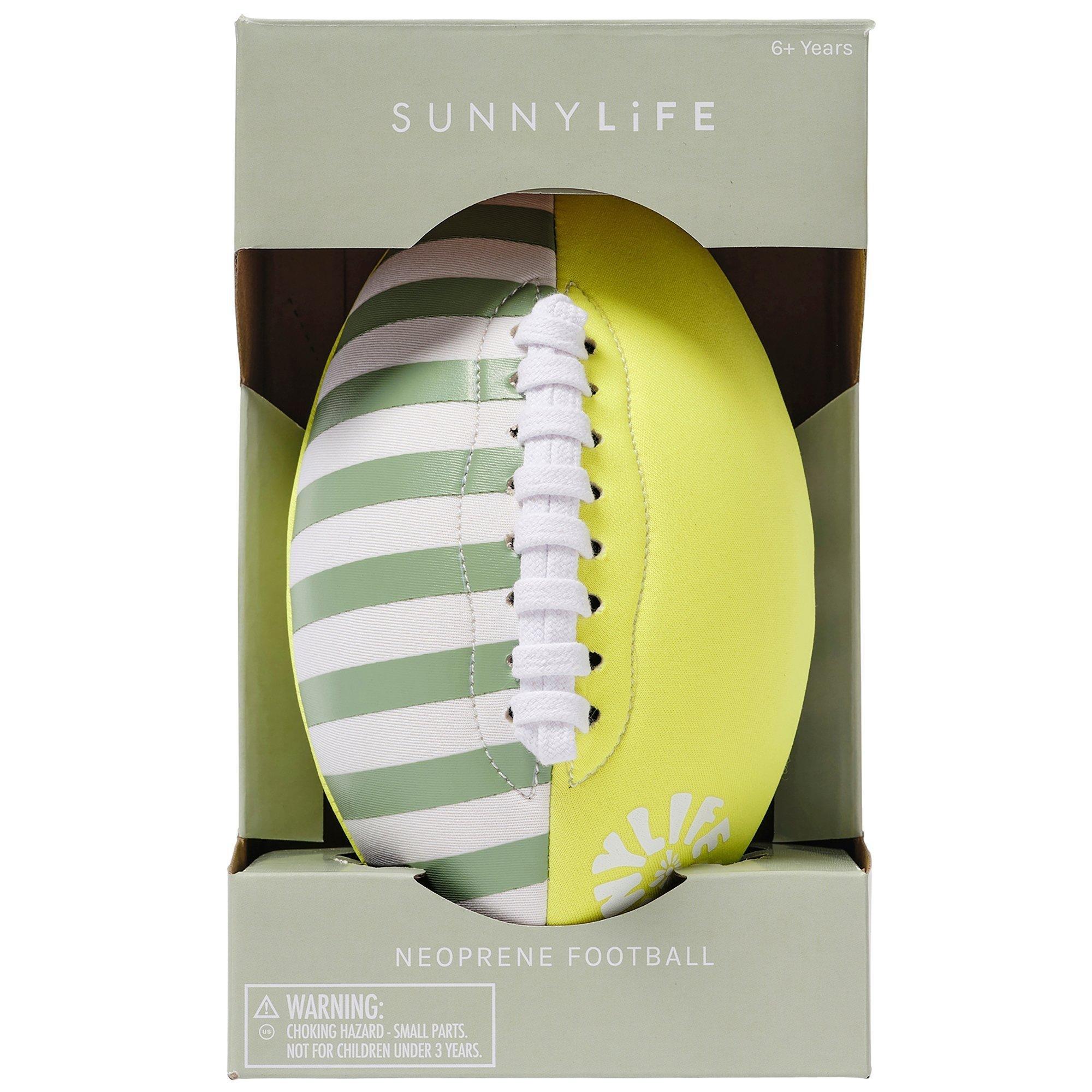 Neoprene Football: Tides Out Citrus image number 1