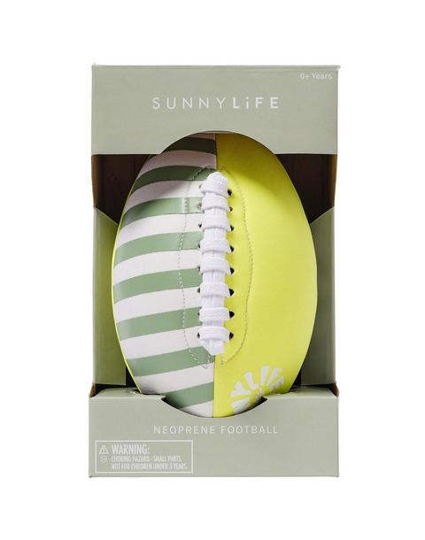Neoprene Football: Tides Out Citrus