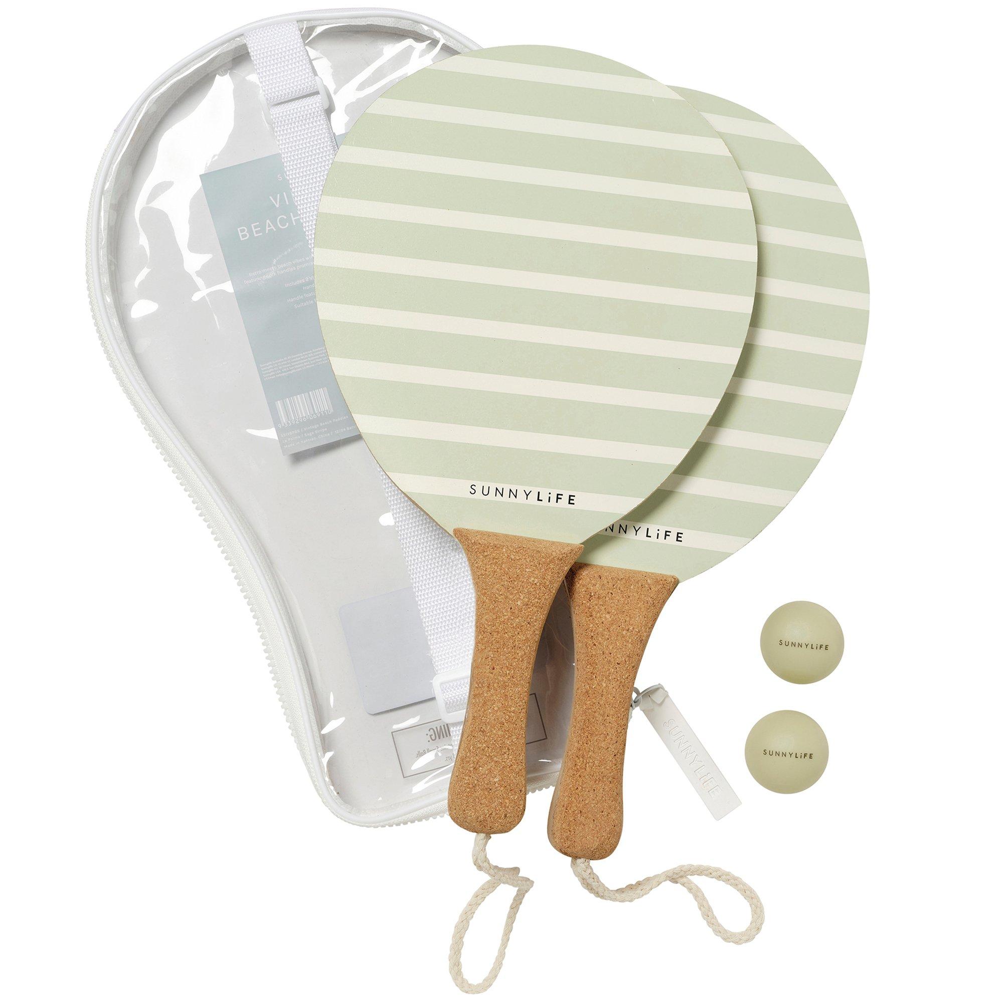 Vintage Beach Paddles: La Palma Sage Stripe image number 1