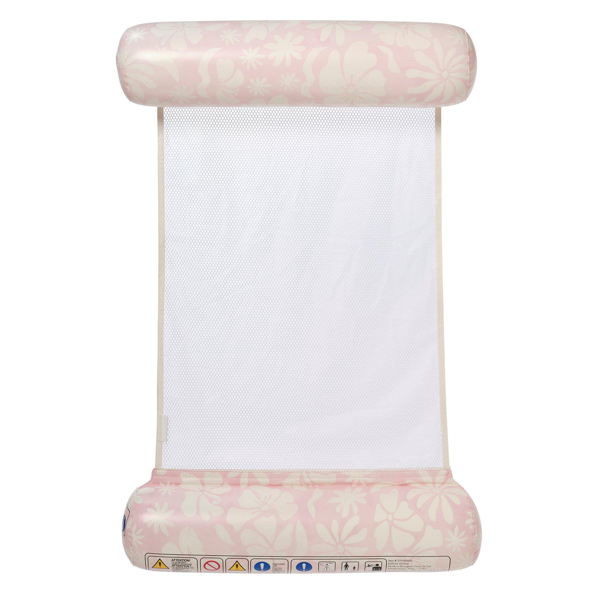 Hammock Pool Float: Pink Floral image number 3