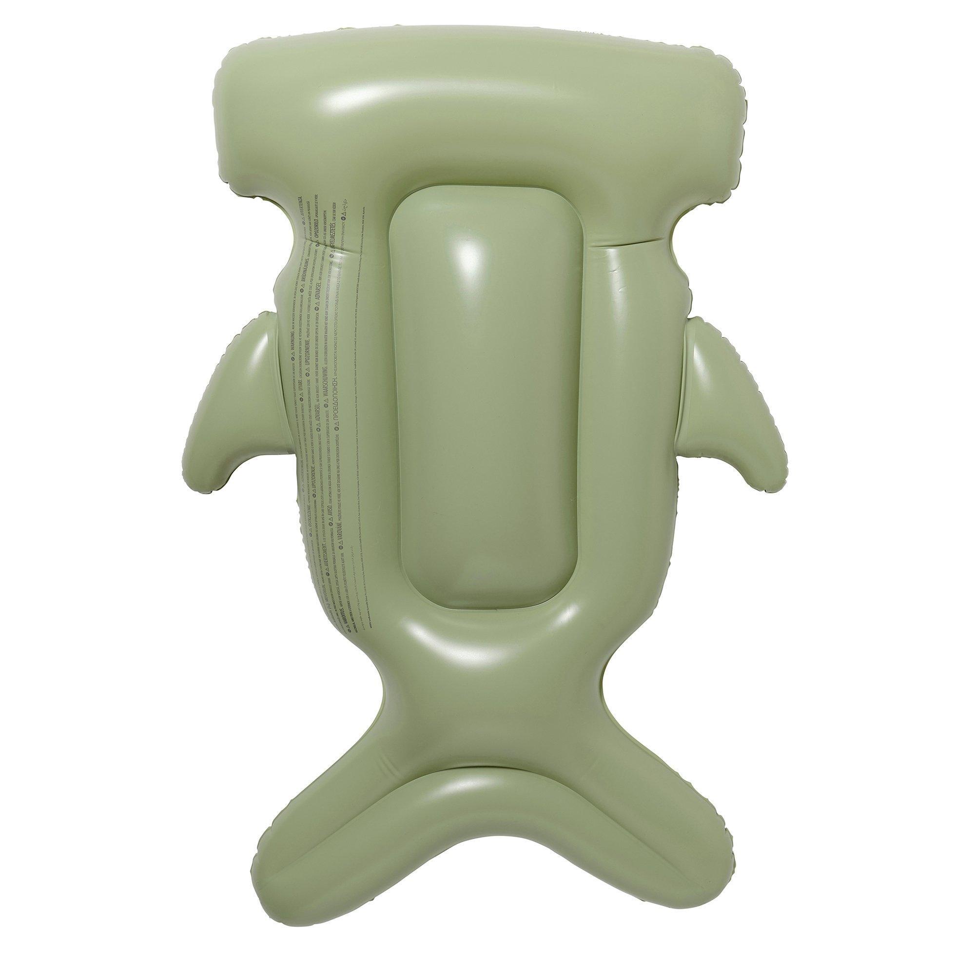 Kids Lie-On Float: Salty The Shark - Khaki image number 4