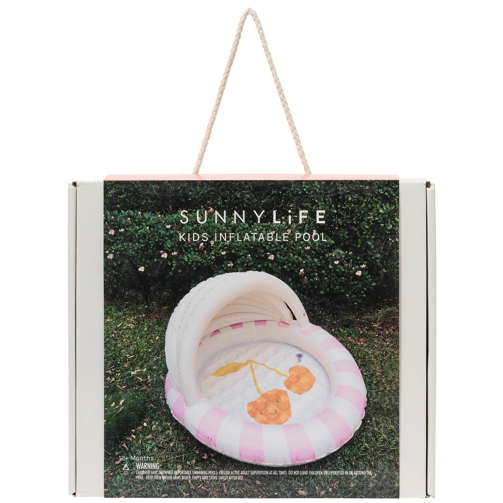 Inflatable Kiddie Pool: Cotton Candy Cherry image number 1