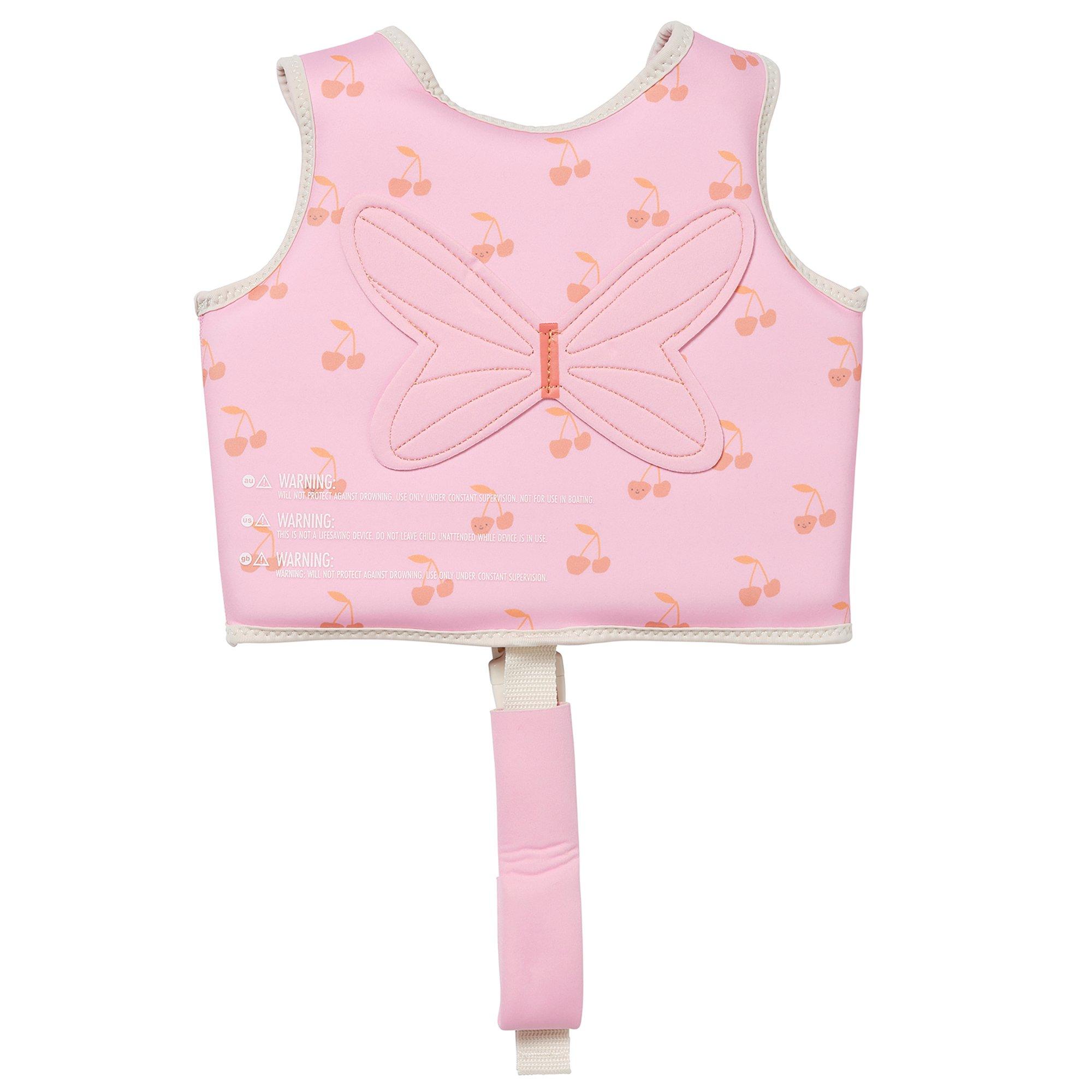 Kids Swim Vest: Cotton Candy Cherry (Age 1-2) image number 1