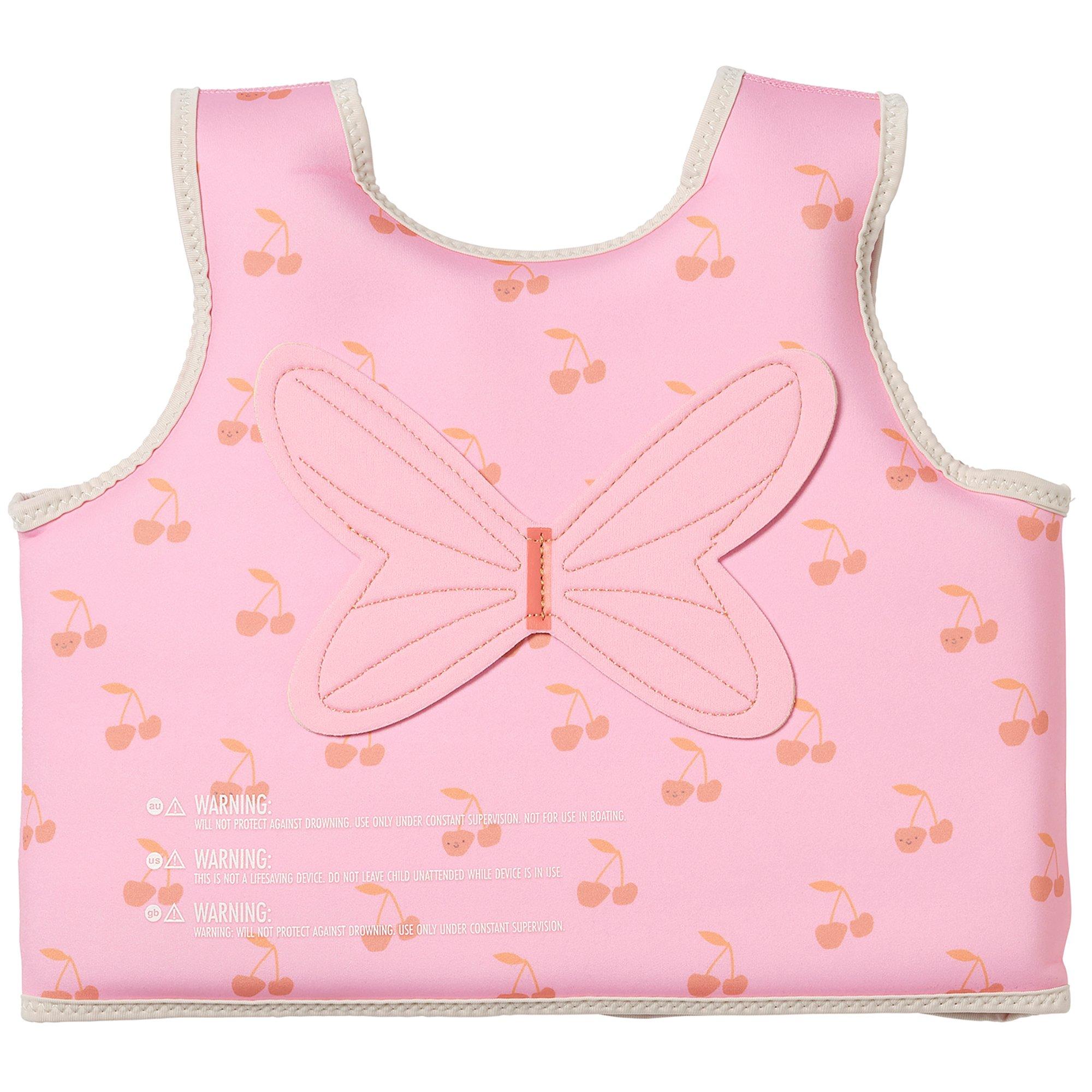 Kids Swim Vest: Cotton Candy Cherry (Age 3-6) image number 1