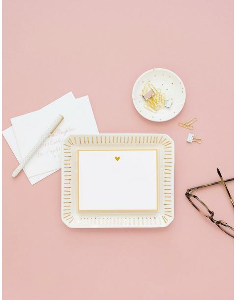 Round Scatter Dot Trinket Tray