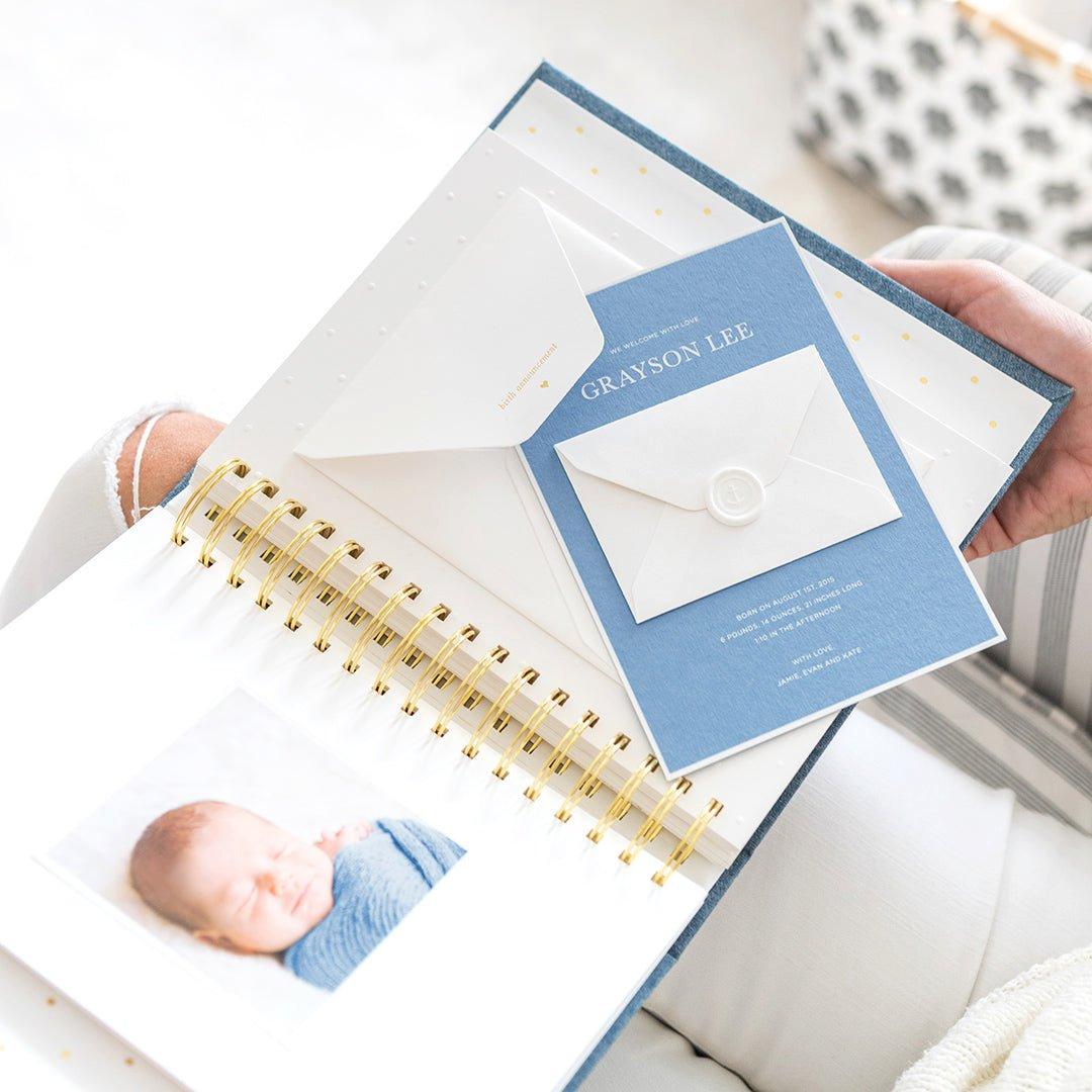 Cream and Black Pindot Baby Book image number 1
