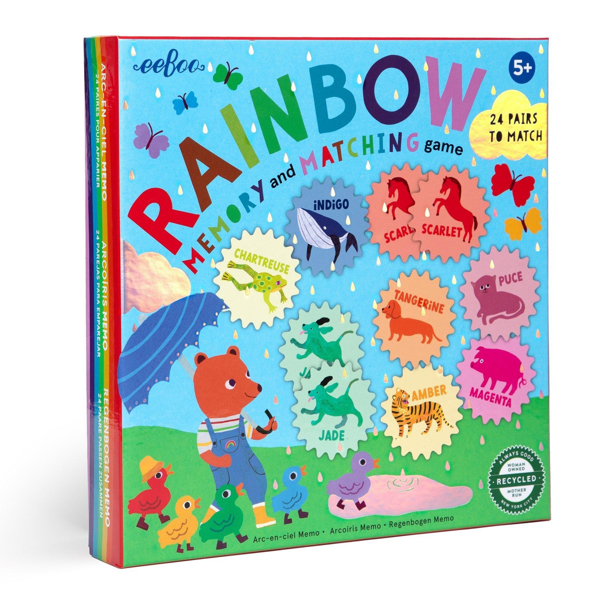 Memory & Matching Game: Rainbow