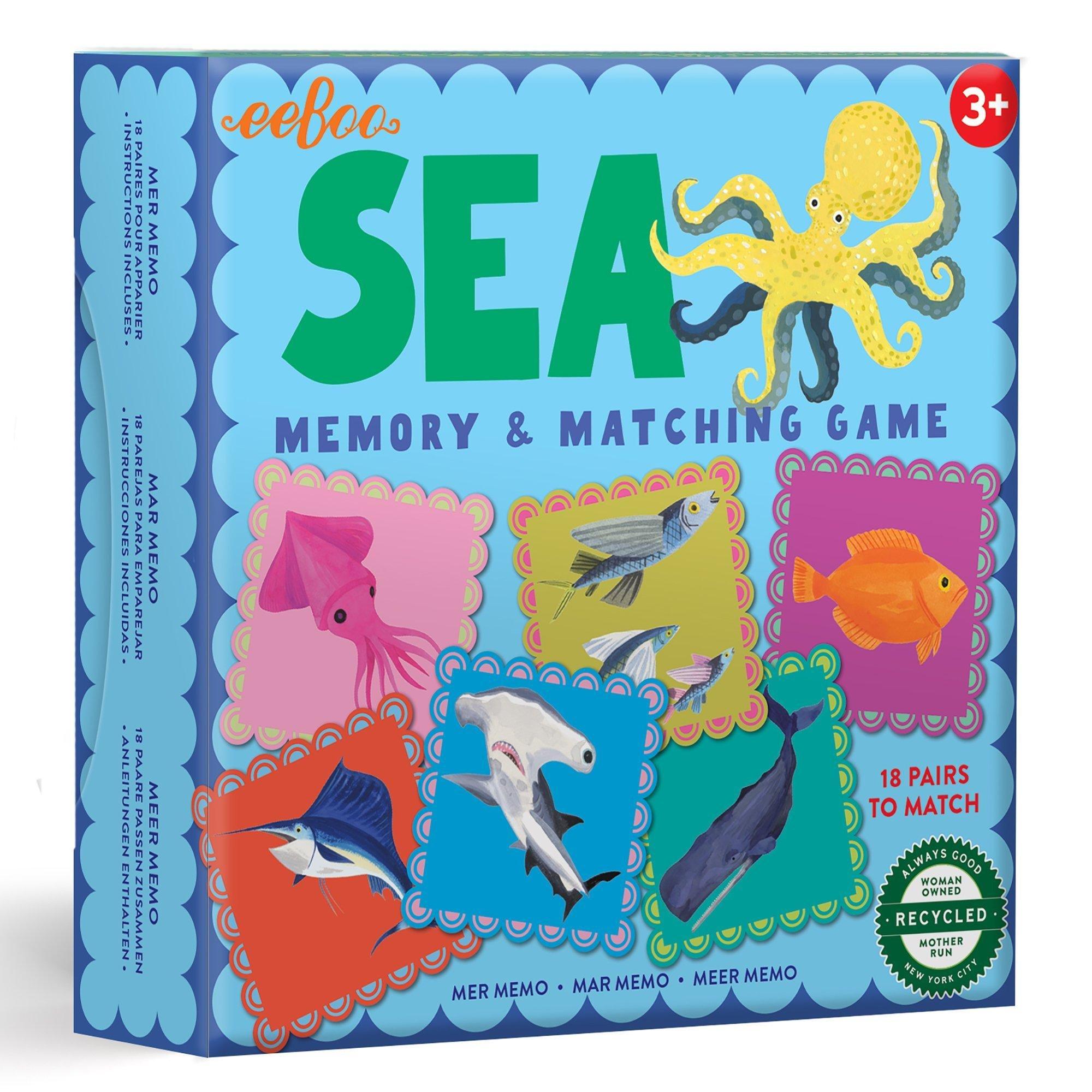 Memory & Matching Game: Sea Little Square