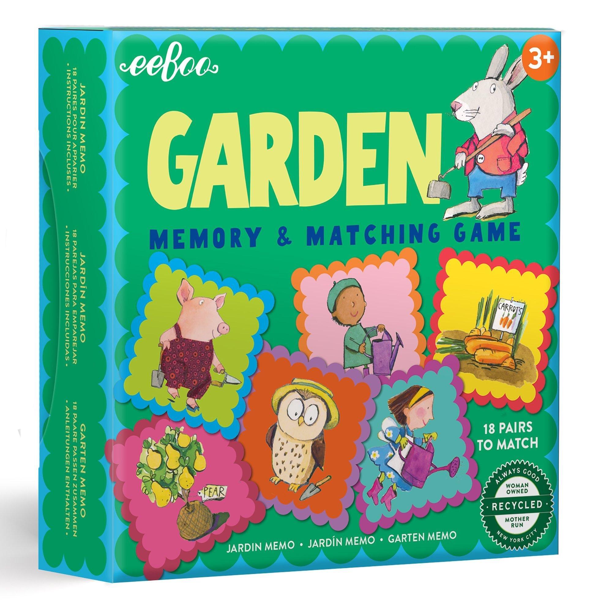 Memory & Matching Game: Garden Little Square