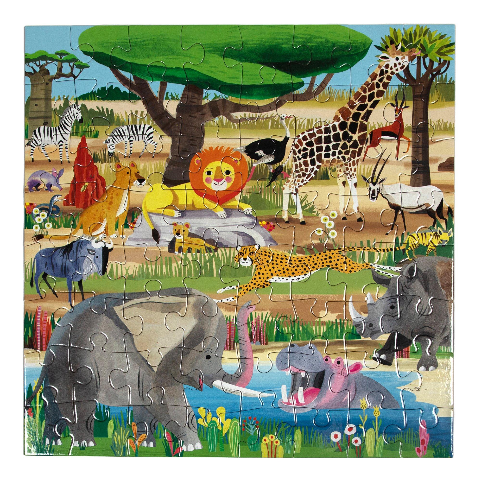 64 Piece Puzzle: Savanna image number 2