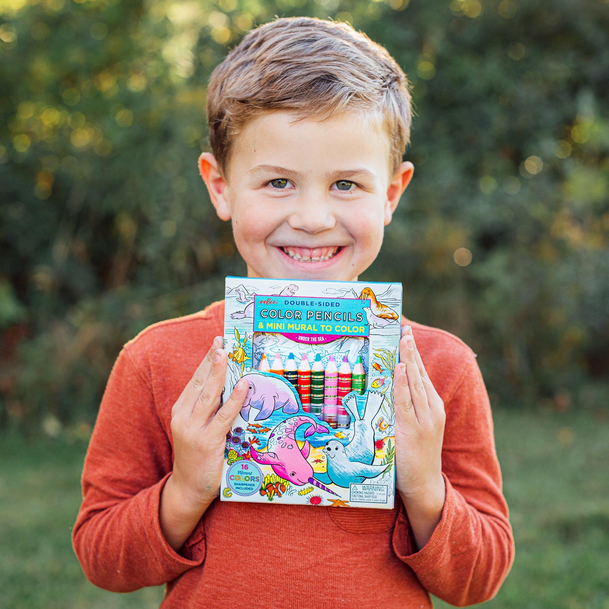 Biggies Color Pencils: Under the Sea - 8pc image number 3
