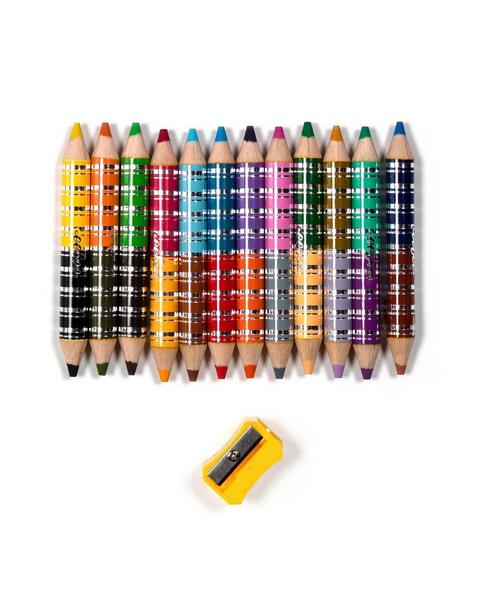 Biggies Color Pencils: Woodland Friends - 12pc