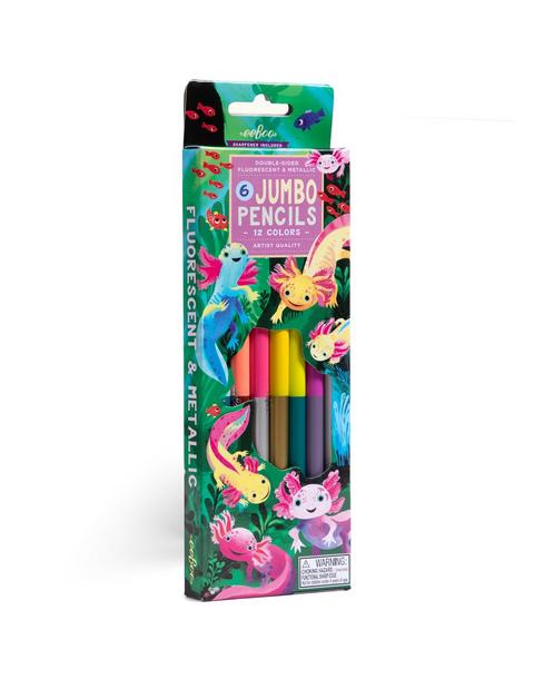Jumbo Double Pencils: Axolotl