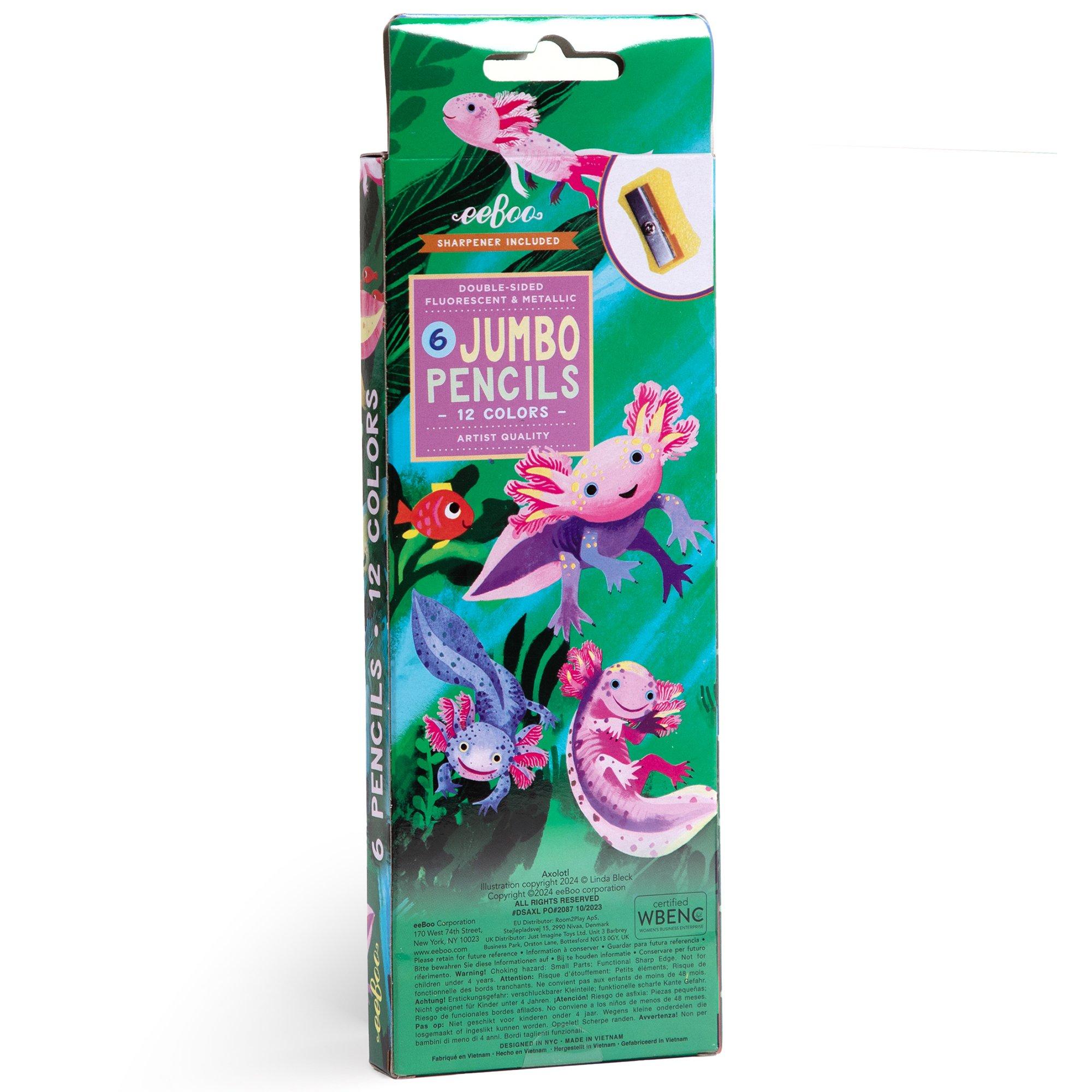 Jumbo Double Pencils: Axolotl image number 1