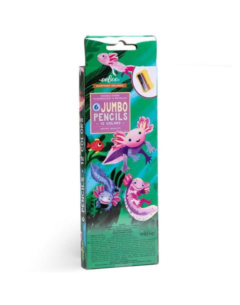 Jumbo Double Pencils: Axolotl