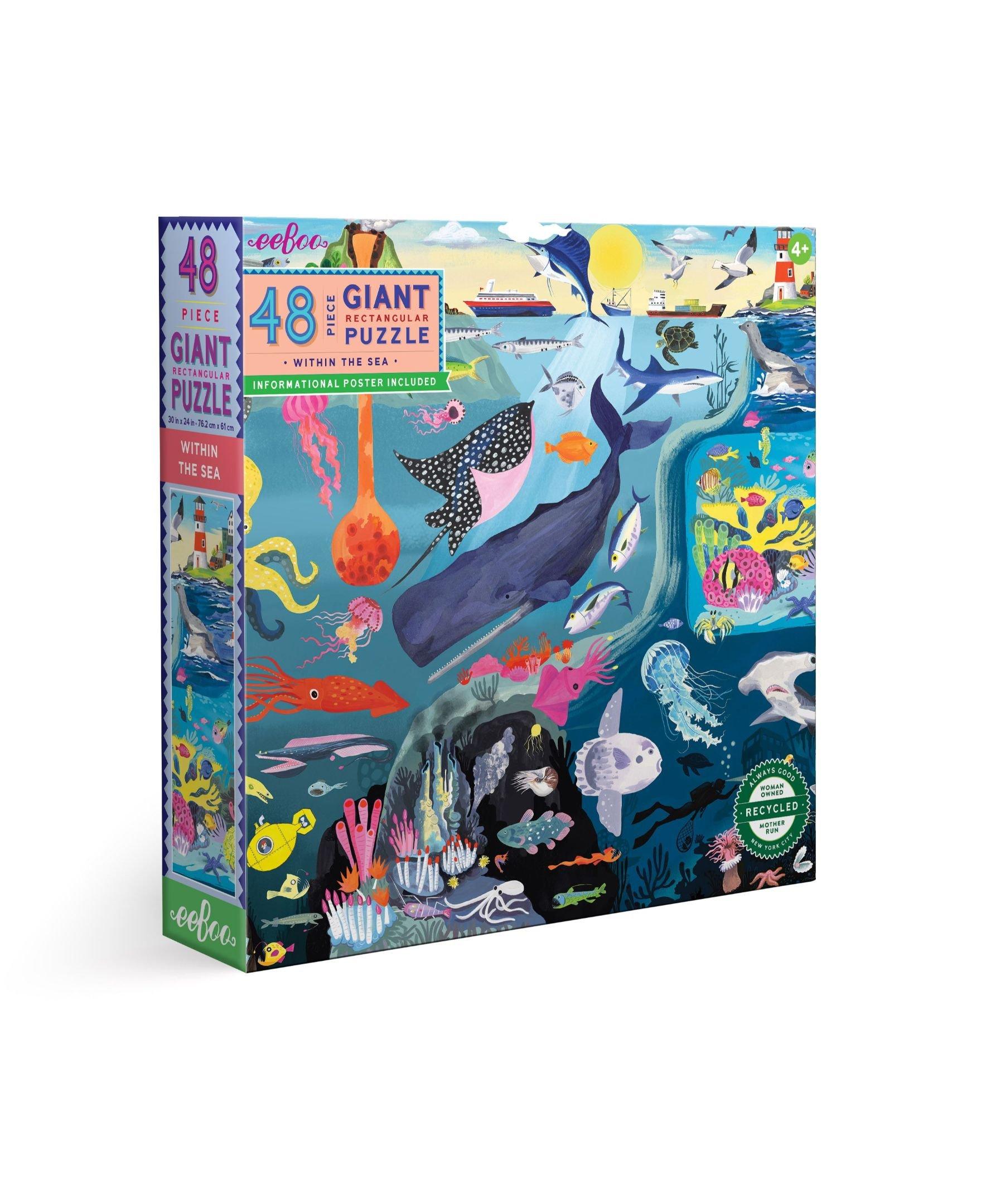 Within the Sea 48 Piece Giant Floor Jigsaw Puzzle image number 0