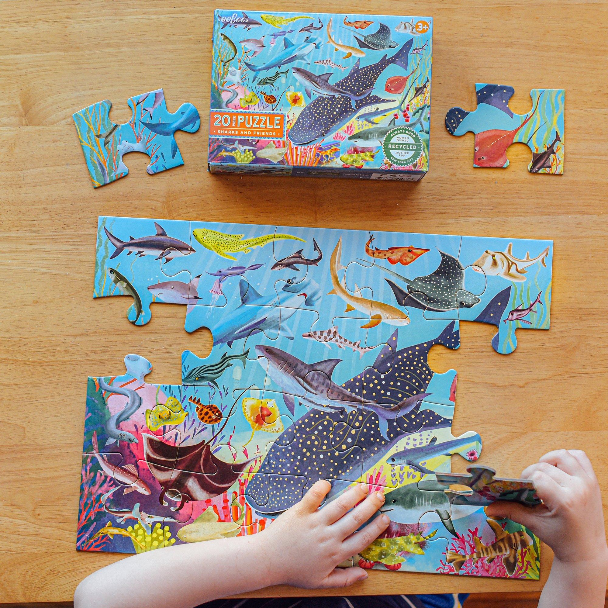 20 Piece Puzzle: Sharks & Friends image number 3