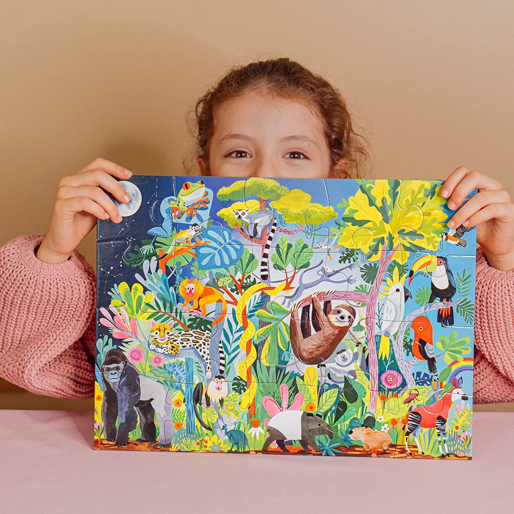 Rainforest Life 20 Piece Puzzle image number 4