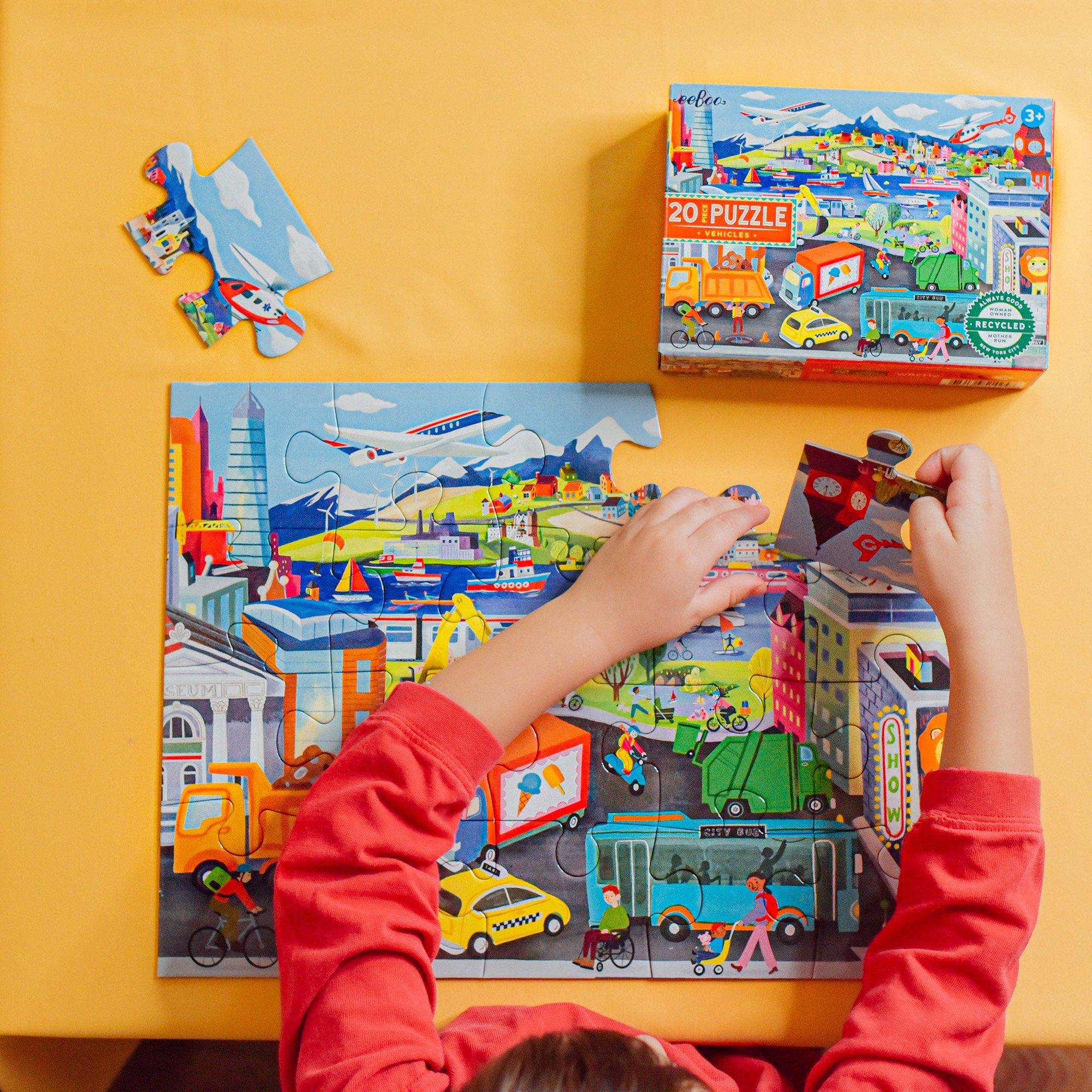 20 Piece Puzzle: Vehicles image number 4