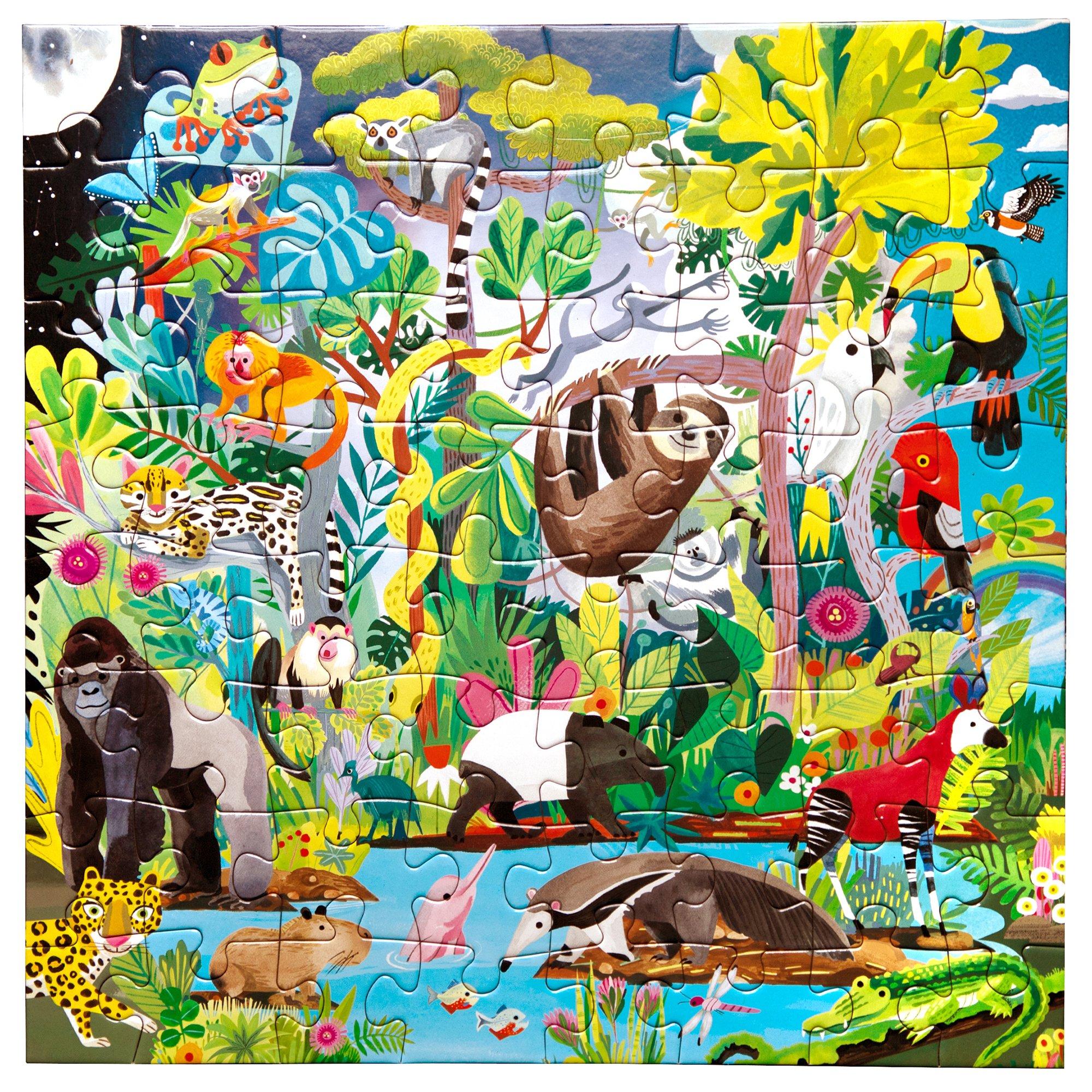64 Piece Puzzle: Rainforest image number 2