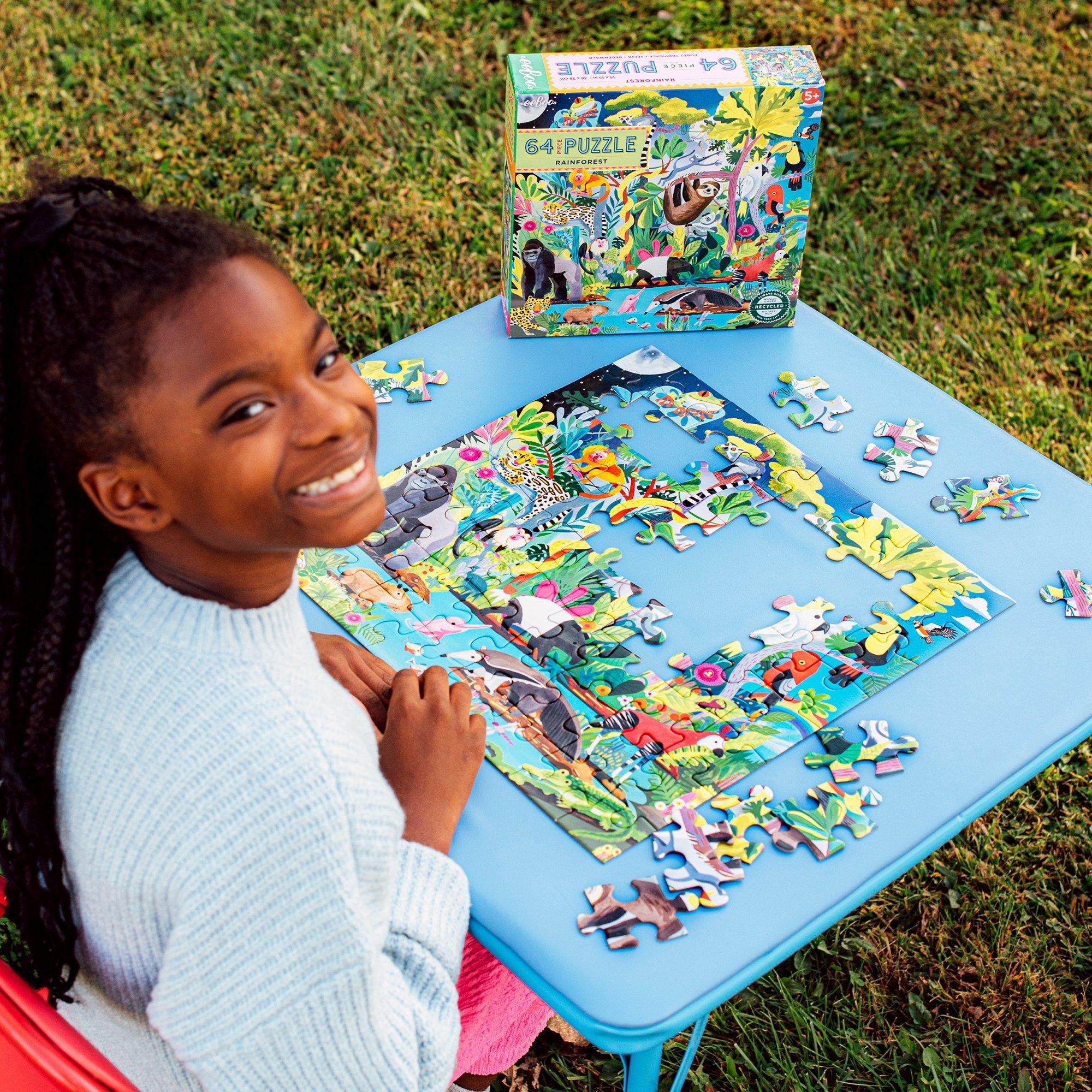 64 Piece Puzzle: Rainforest image number 3