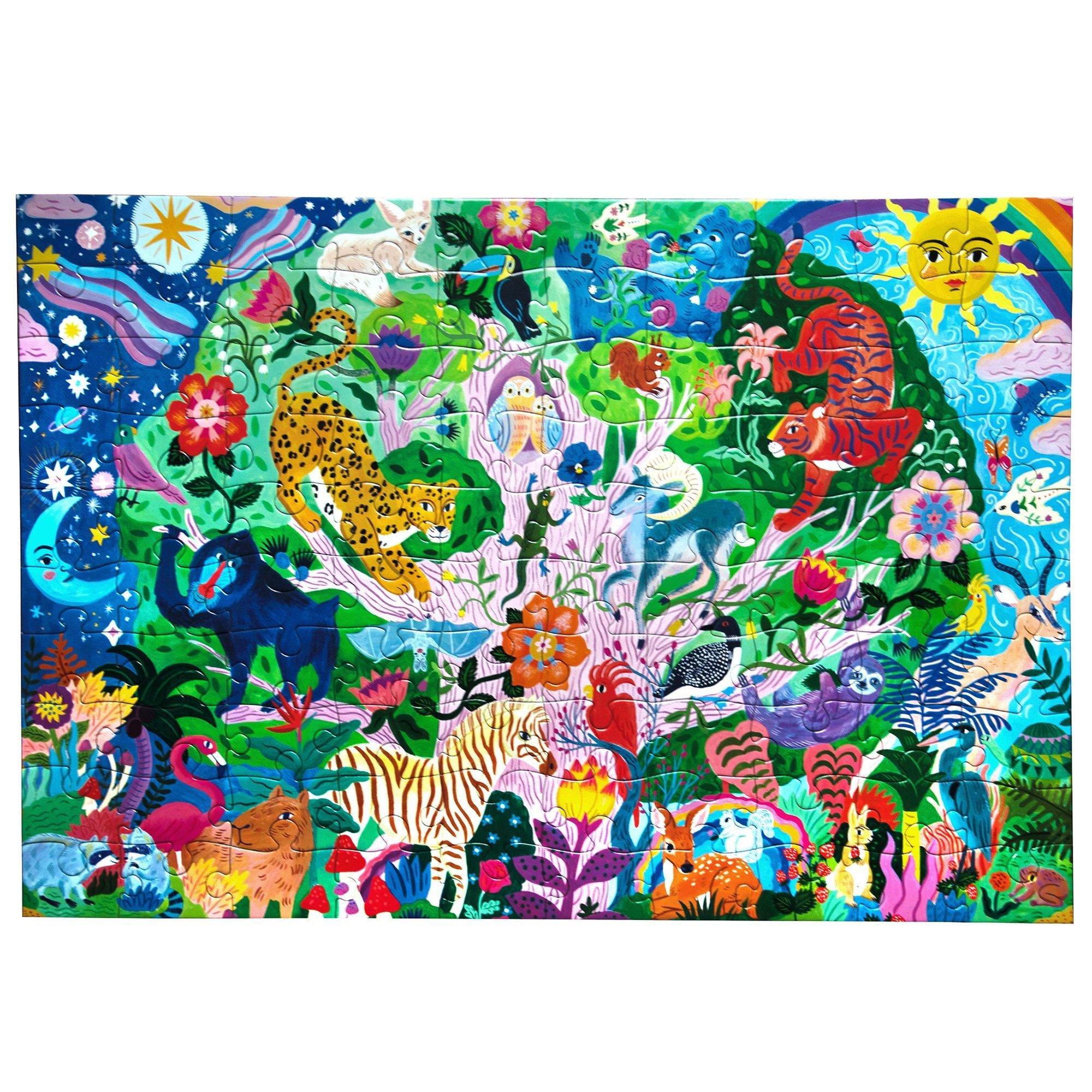 100 Piece Puzzle: Tree of Wildlife image number 2