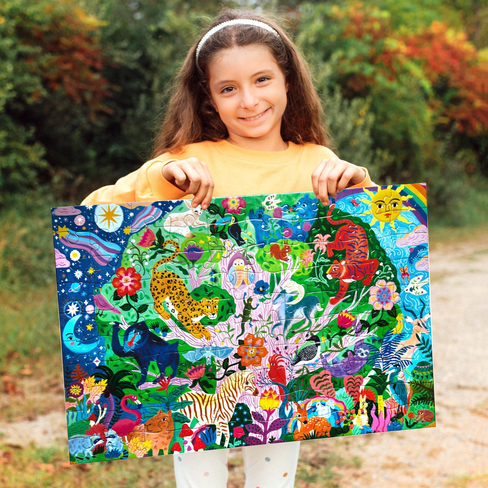 100 Piece Puzzle: Tree of Wildlife image number 4