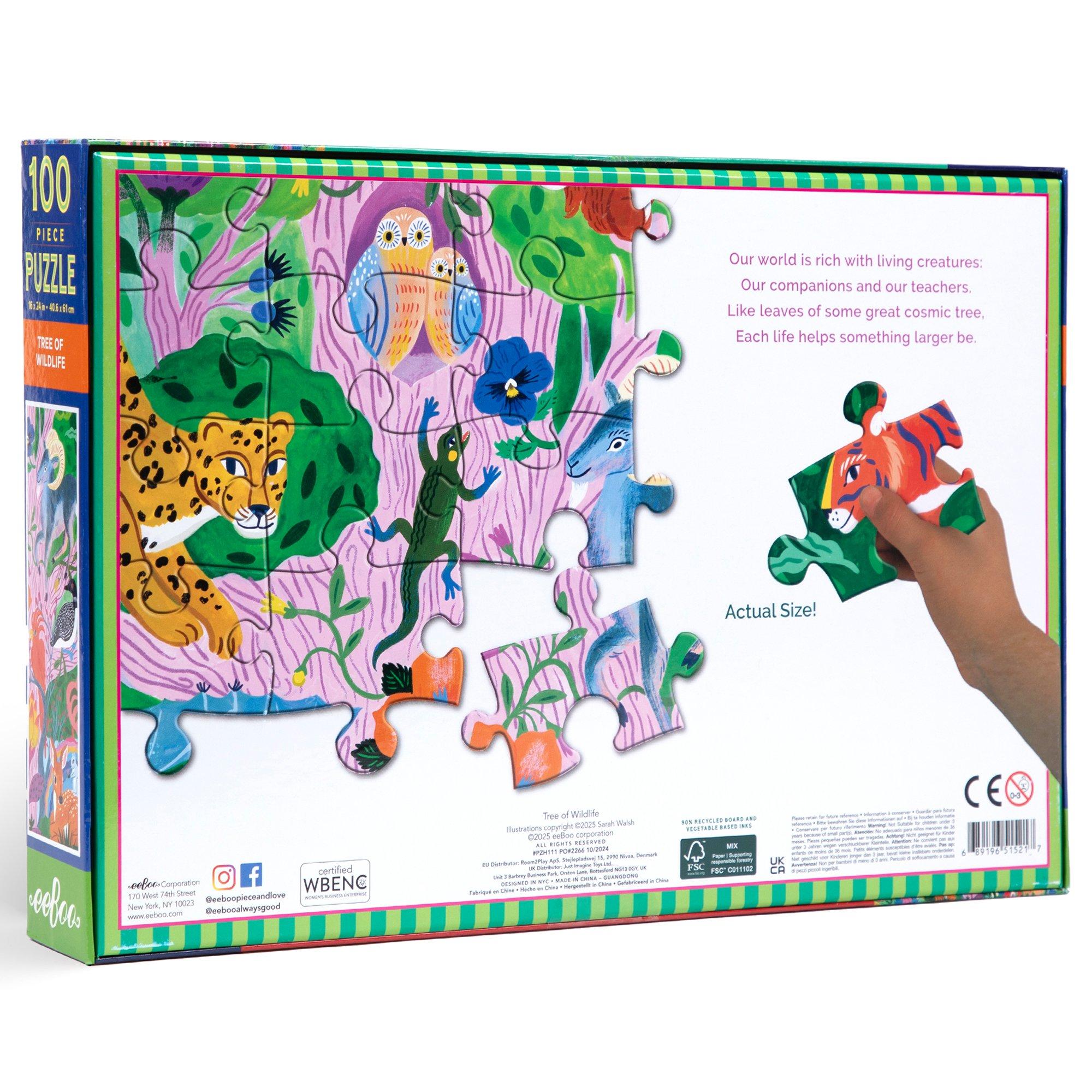 100 Piece Puzzle: Tree of Wildlife image number 1