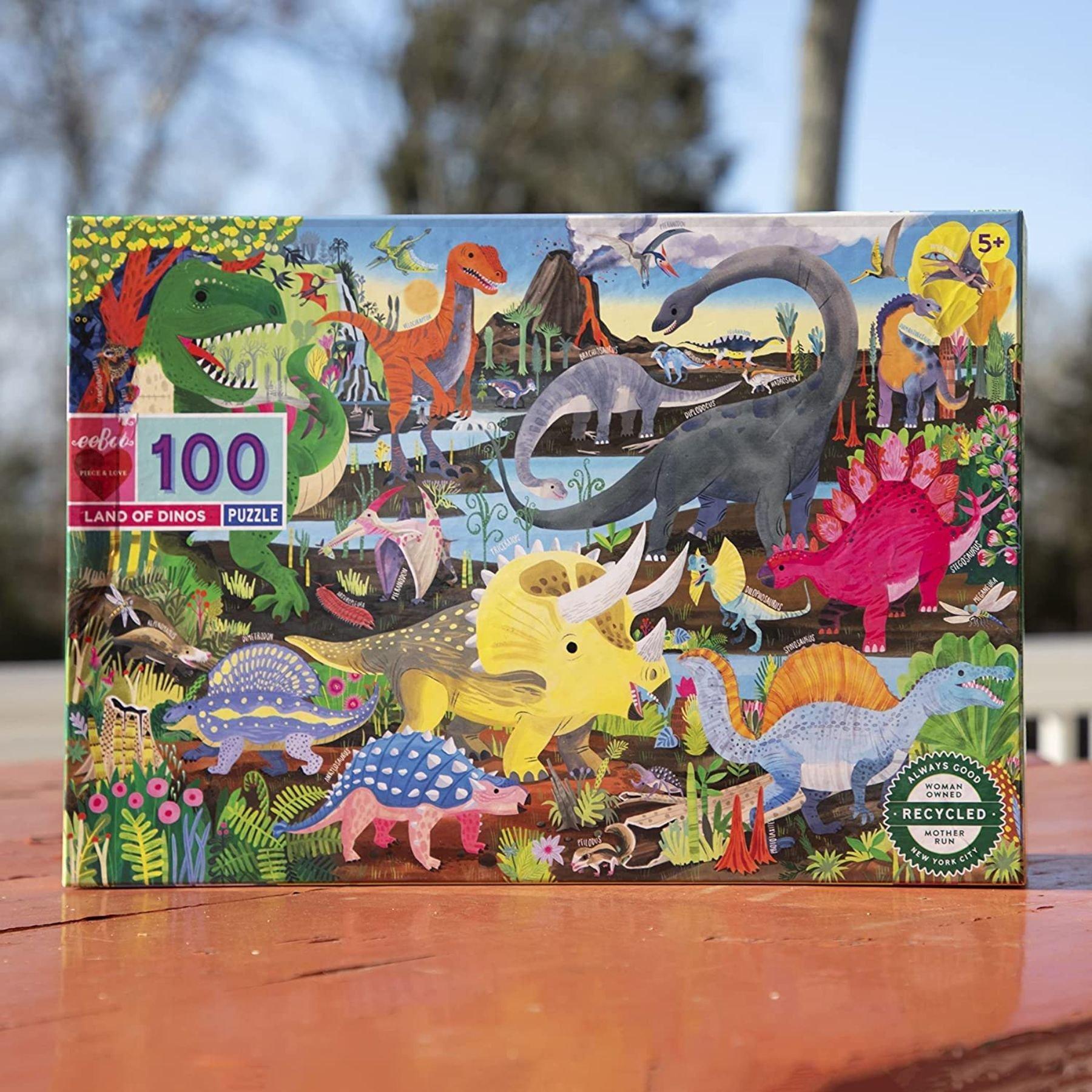 Land of Dinosaurs - 100 Piece Puzzle image number 4