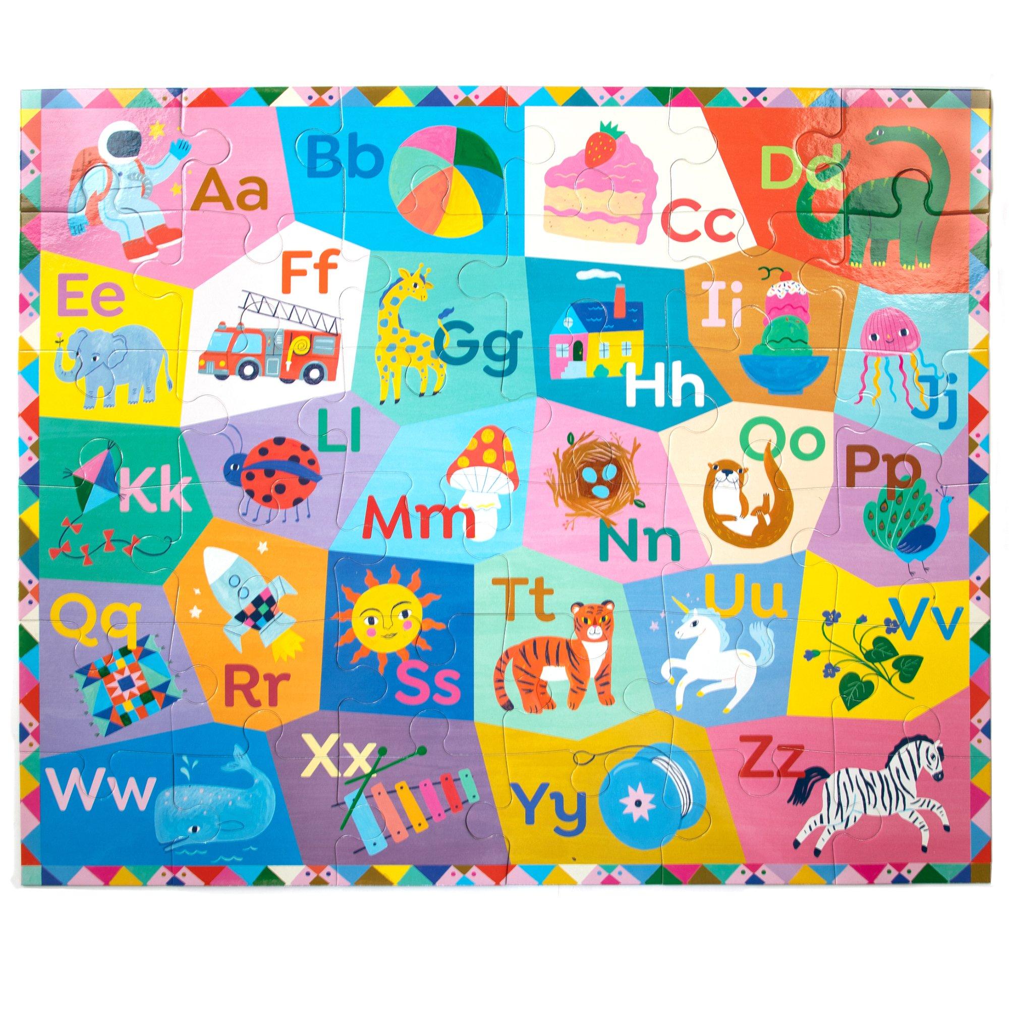 Alphabet 36 Piece Giant Puzzle image number 2
