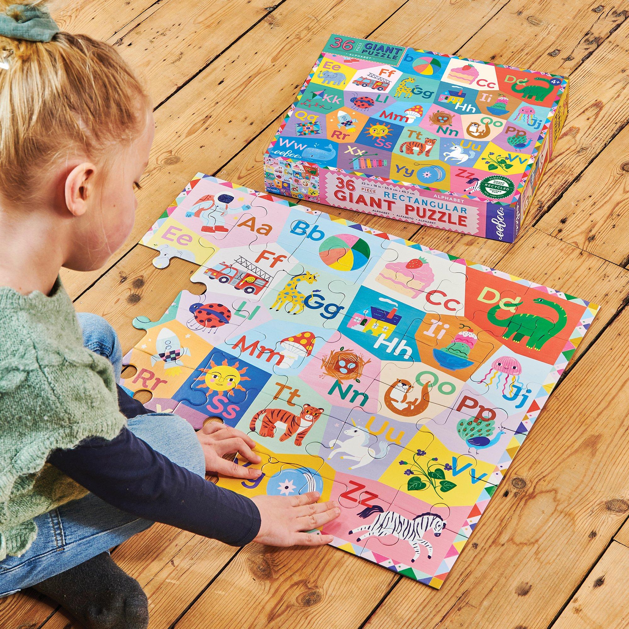 Alphabet 36 Piece Giant Puzzle image number 3